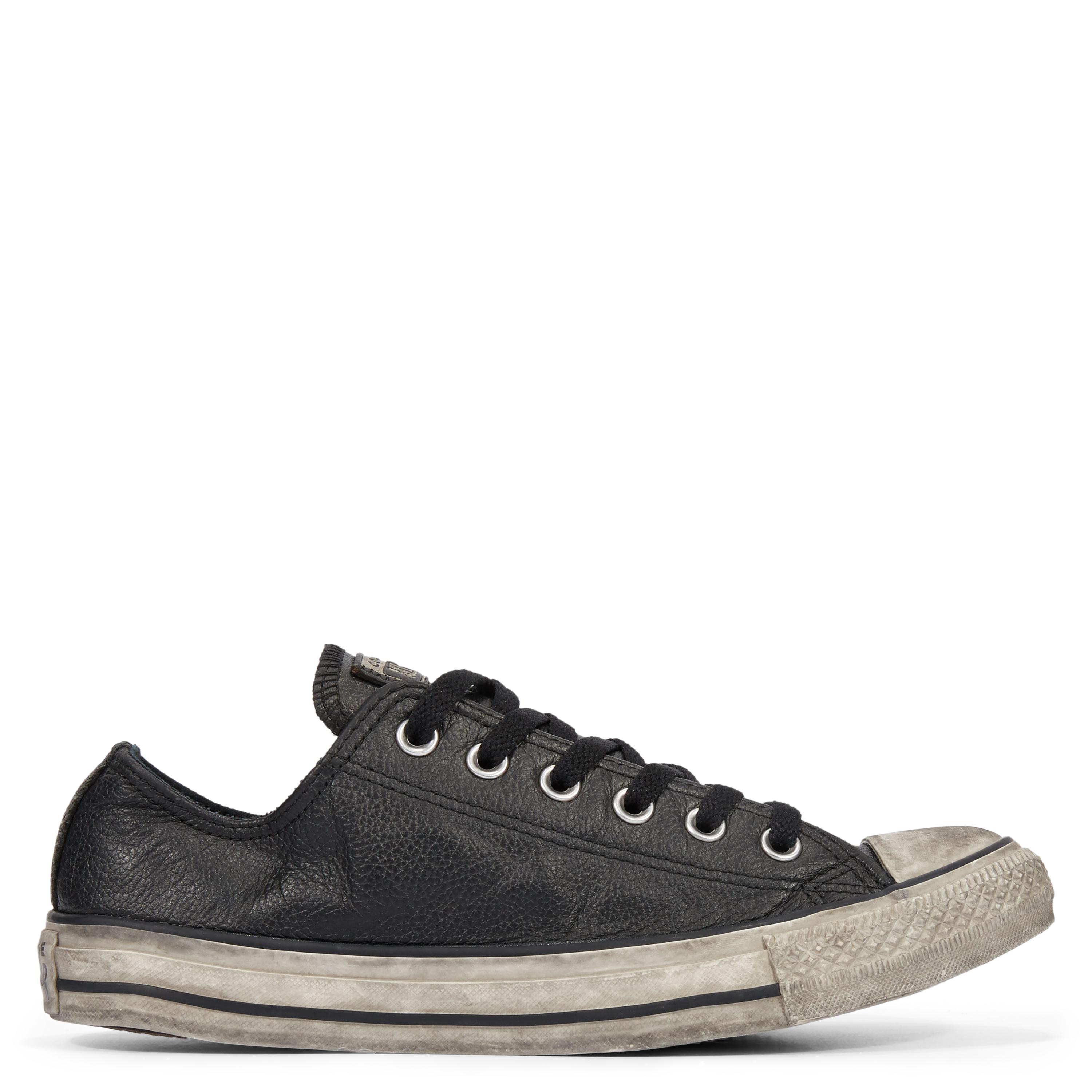converse vintage leather low tops