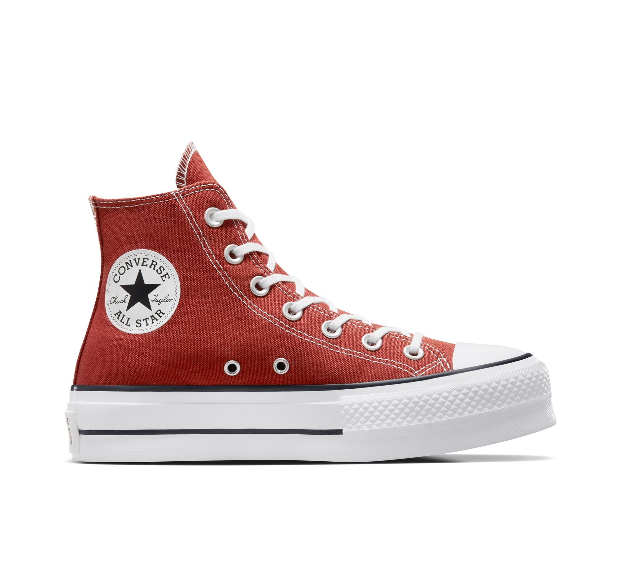 Converse Chuck Taylor All Star Lift Platform in Red | Lyst