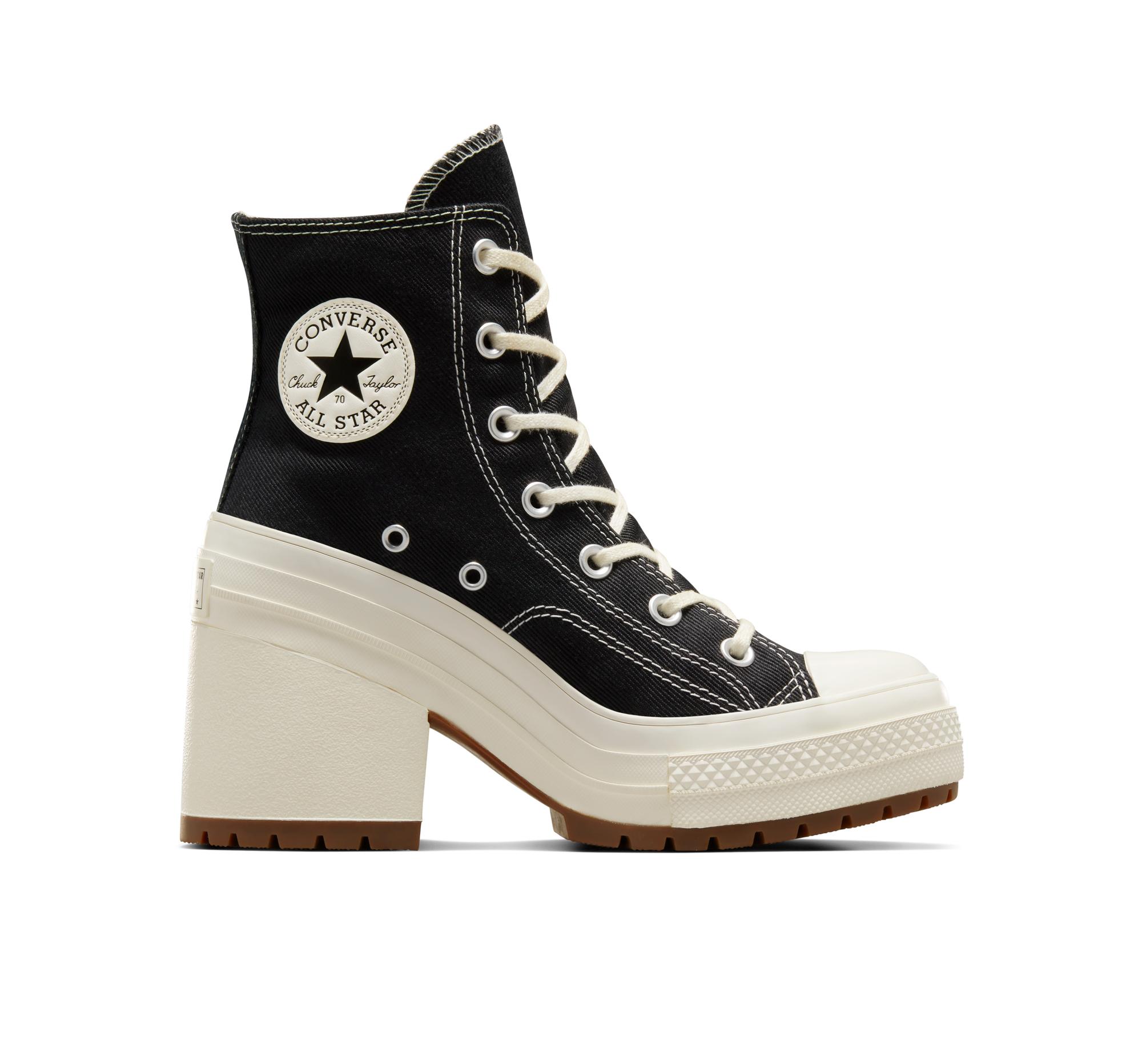 Converse Chuck 70 De Luxe Heel in Black | Lyst