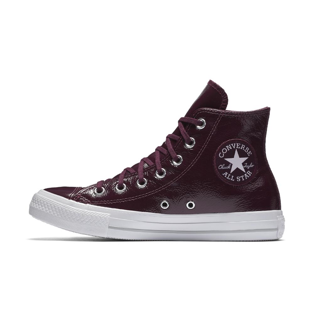 Converse Chuck Taylor All Star Crinkled Patent Leather High Top Women's ...