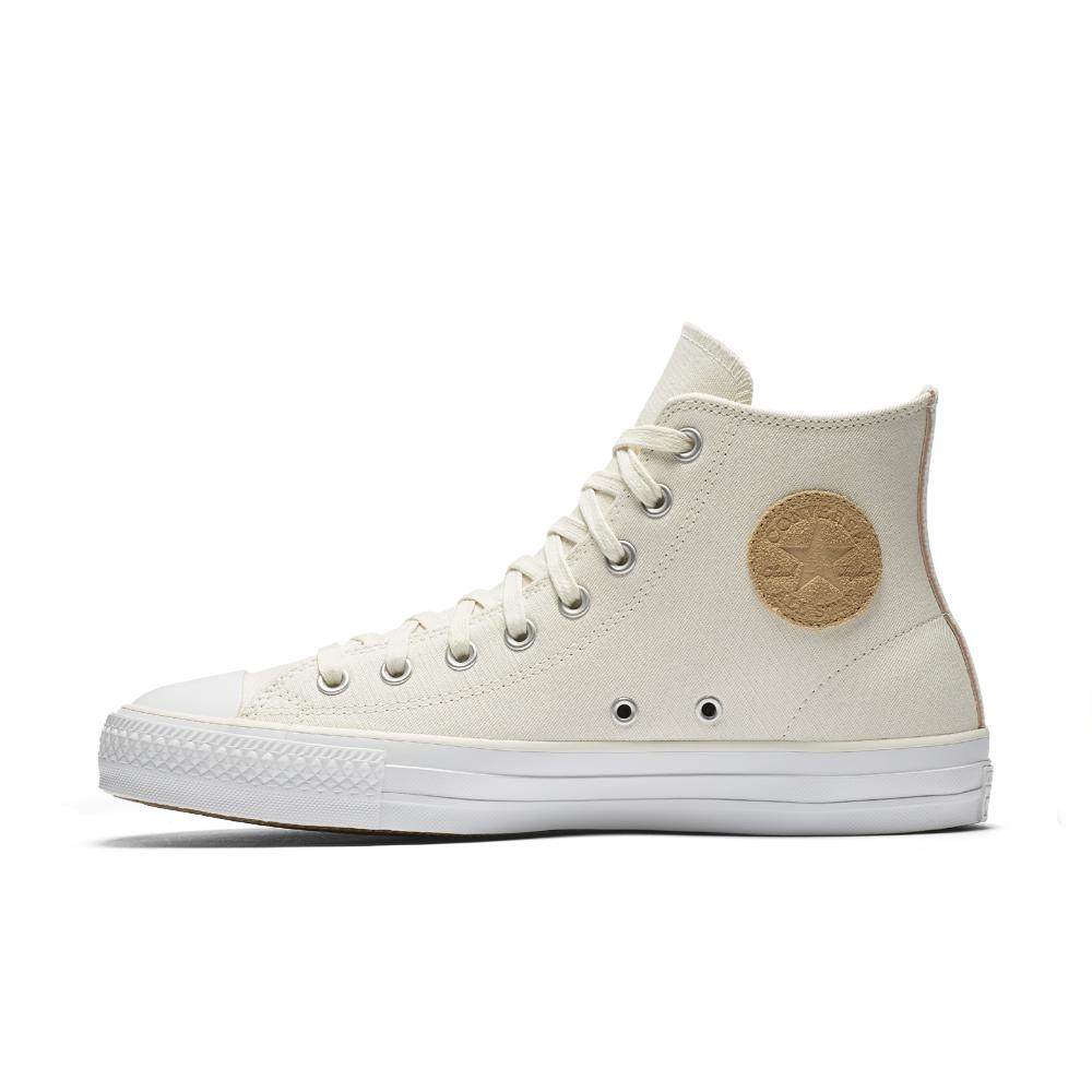 Converse Ctas Pro Suede Backed Twill High Top Men's Skateboarding Shoe in  White for Men - Lyst