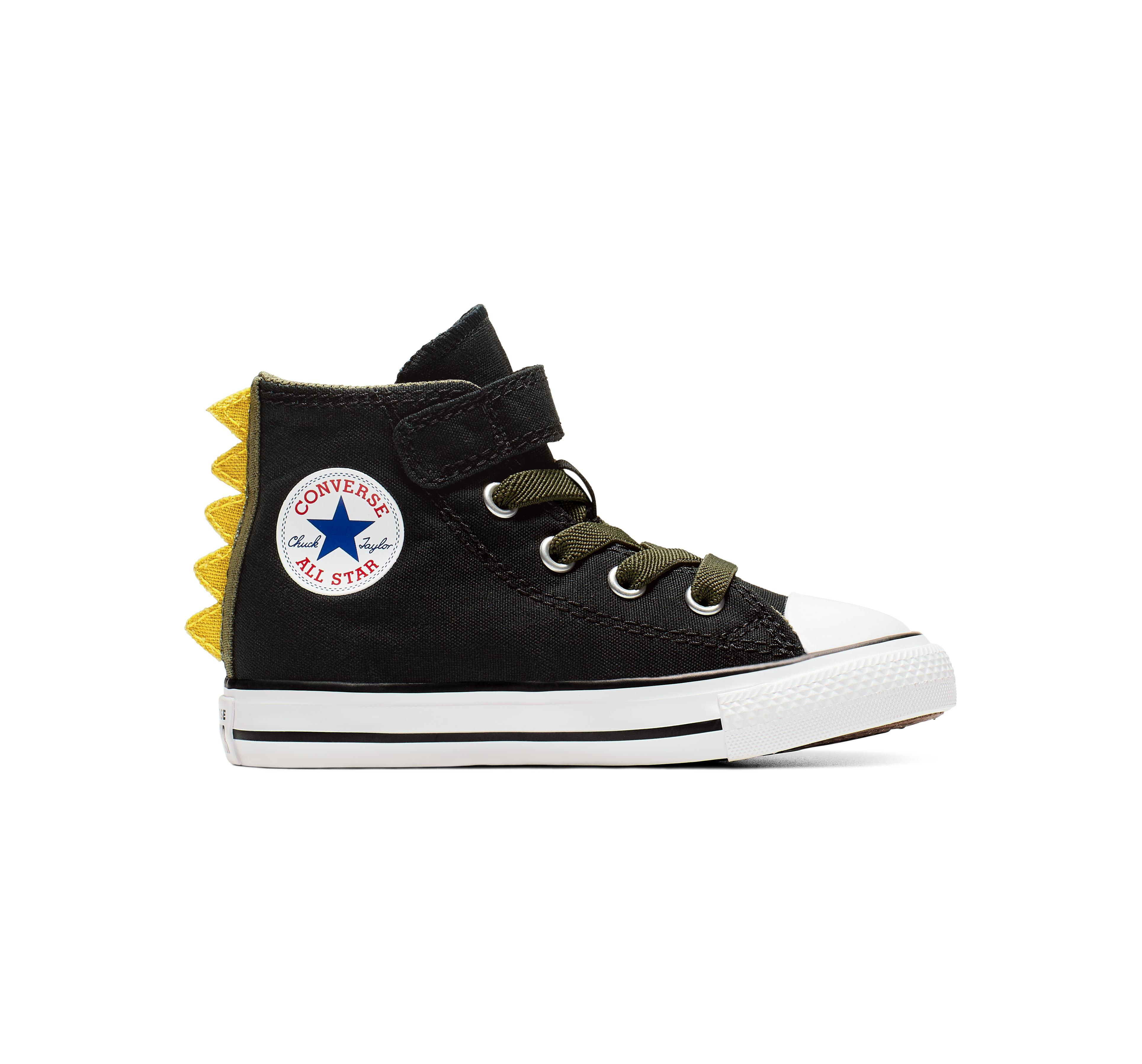chuck taylor all star dino spikes hook and loop high top
