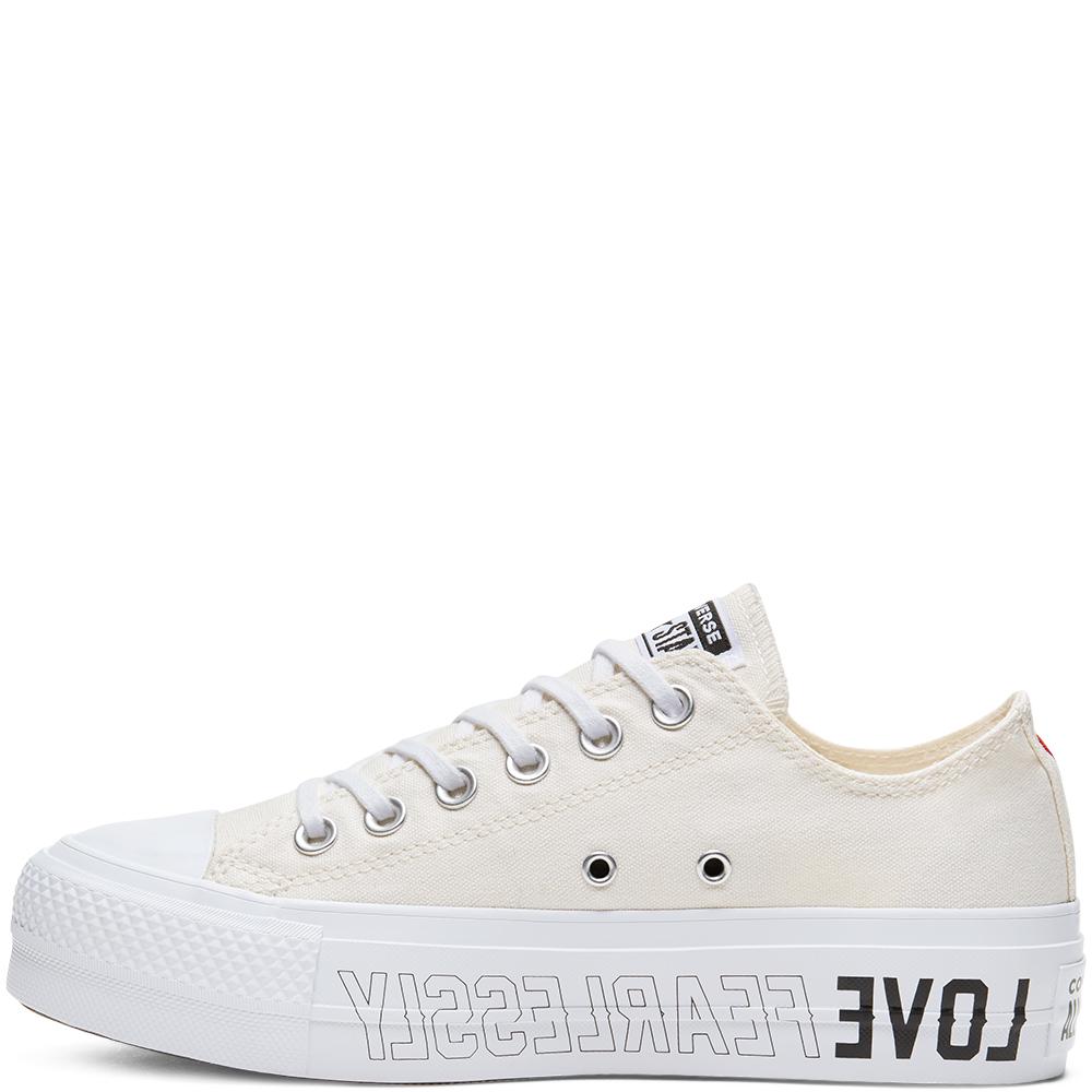 converse chuck taylor all star hi love fearlessly heart trainers