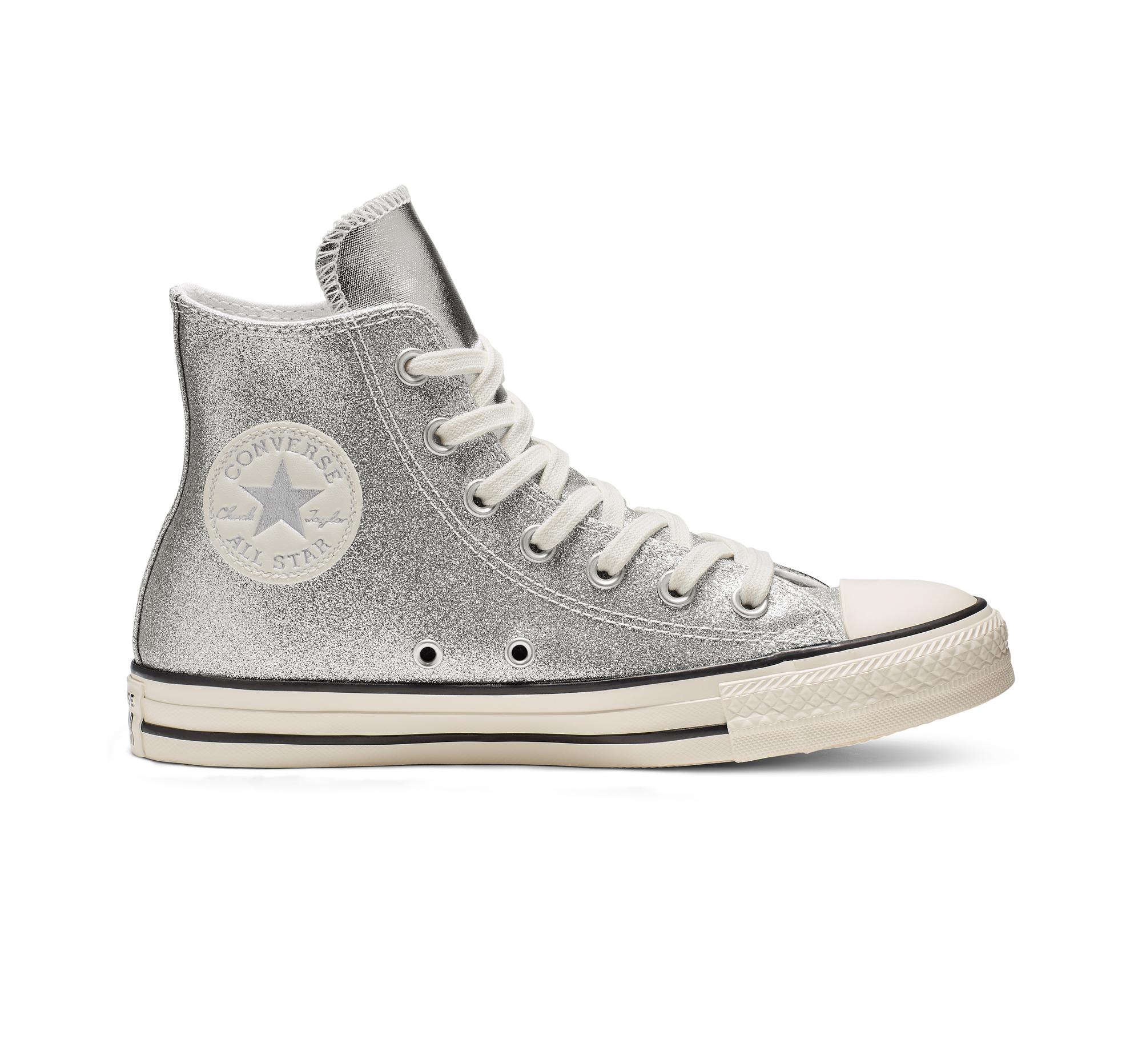 Converse Synthetic All Star in Silver (Metallic) | Lyst