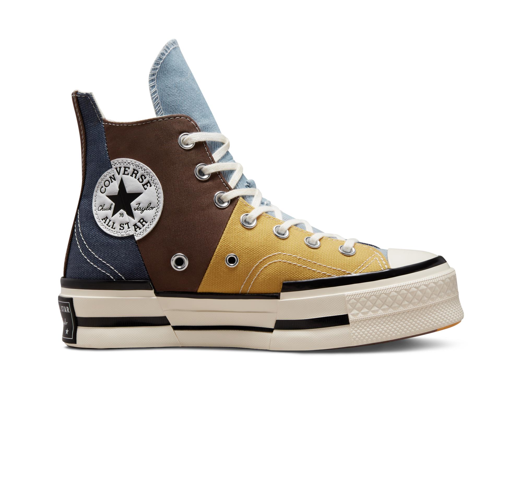 Converse Chuck 70 Plus Material Mashup in Brown | Lyst