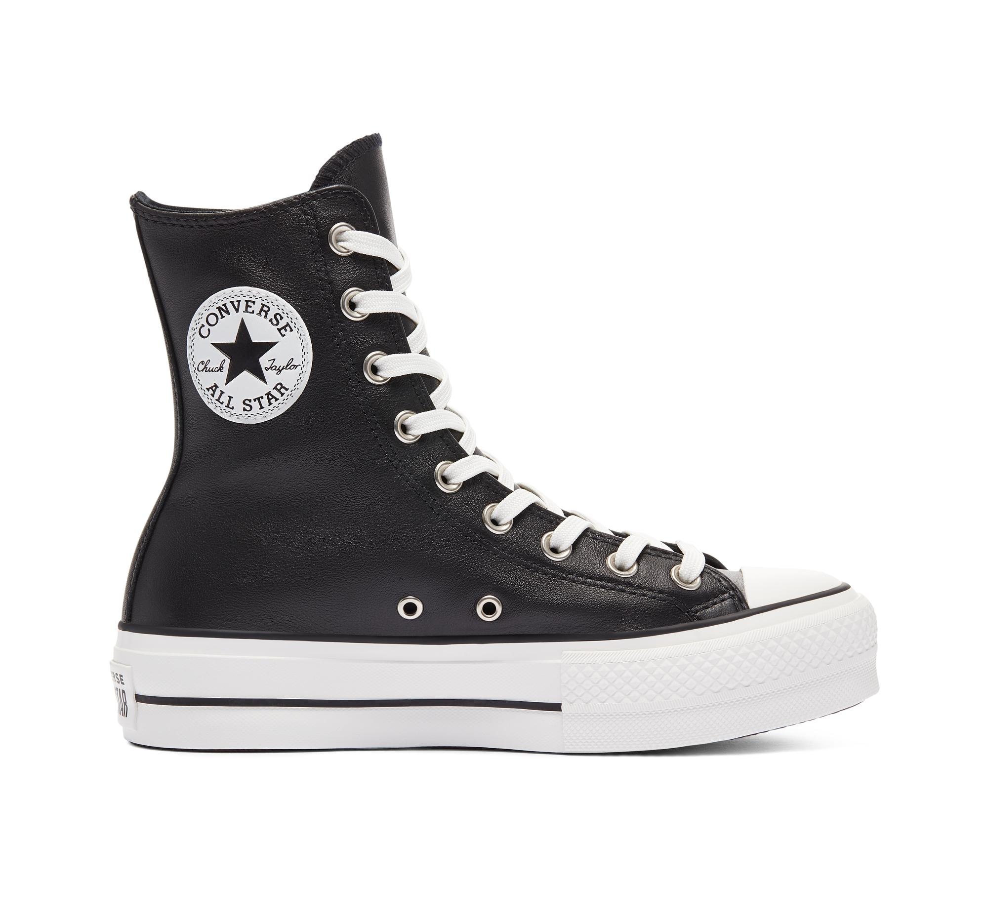 Arriba 104+ Foto Chuck Taylor All Star Lift Smoked Canvas High Top ...