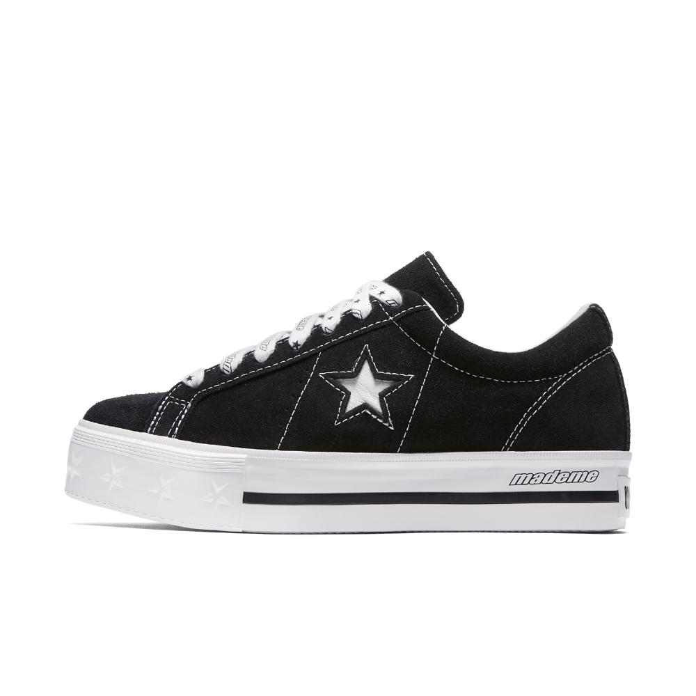 Converse X Mademe One Star Platform Low Top Women's Shoe in Black | Lyst
