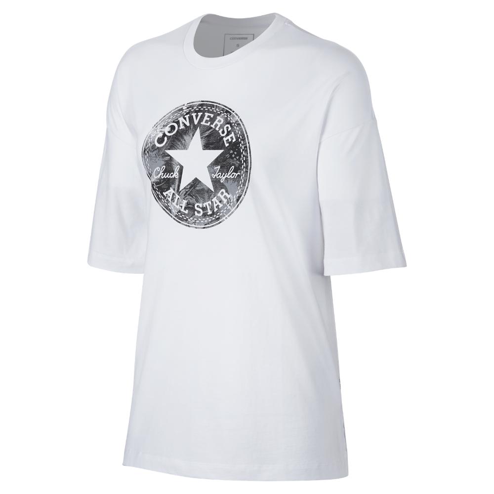 converse t shirt womens silver