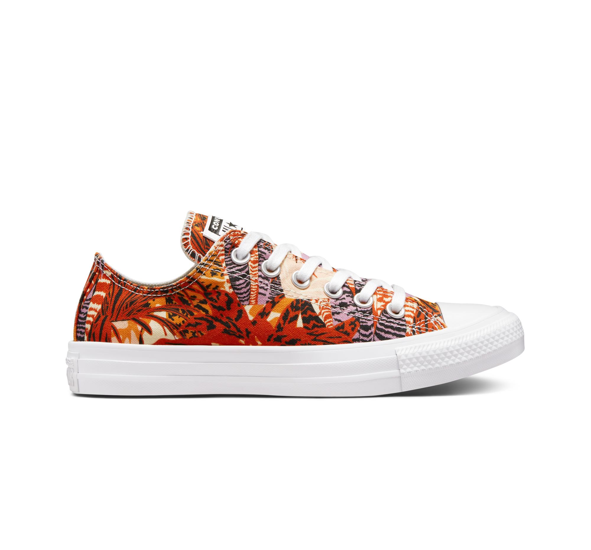 Converse Chuck Taylor All Star Tropical Florals in Orange | Lyst