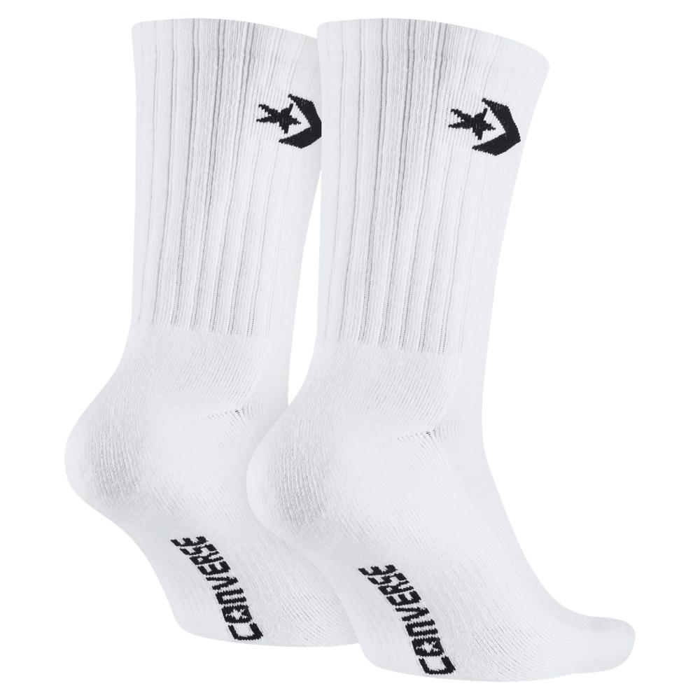 Converse Crew Men's Socks (2 Pair) (white) for Men - Lyst