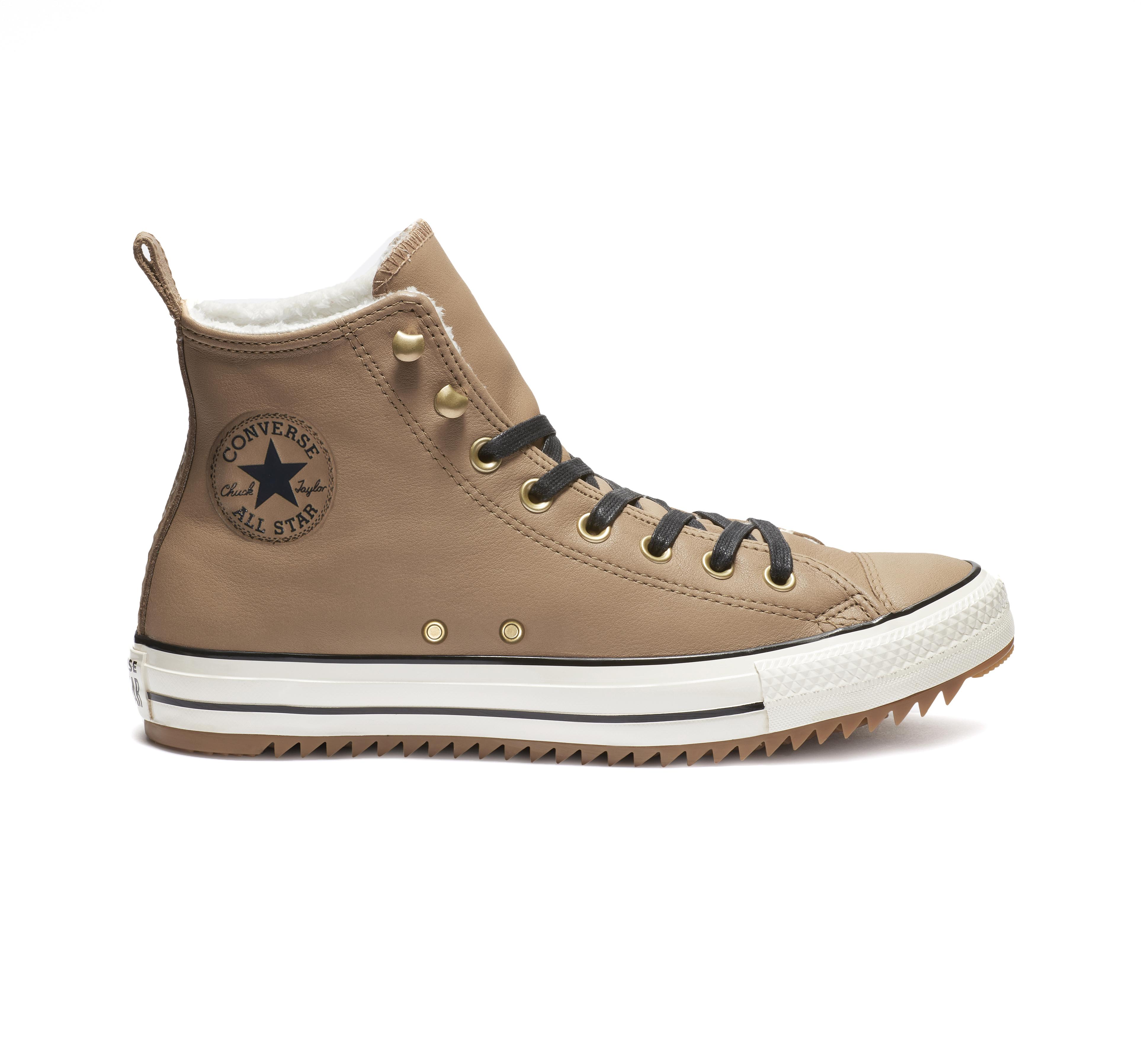 brown winter converse