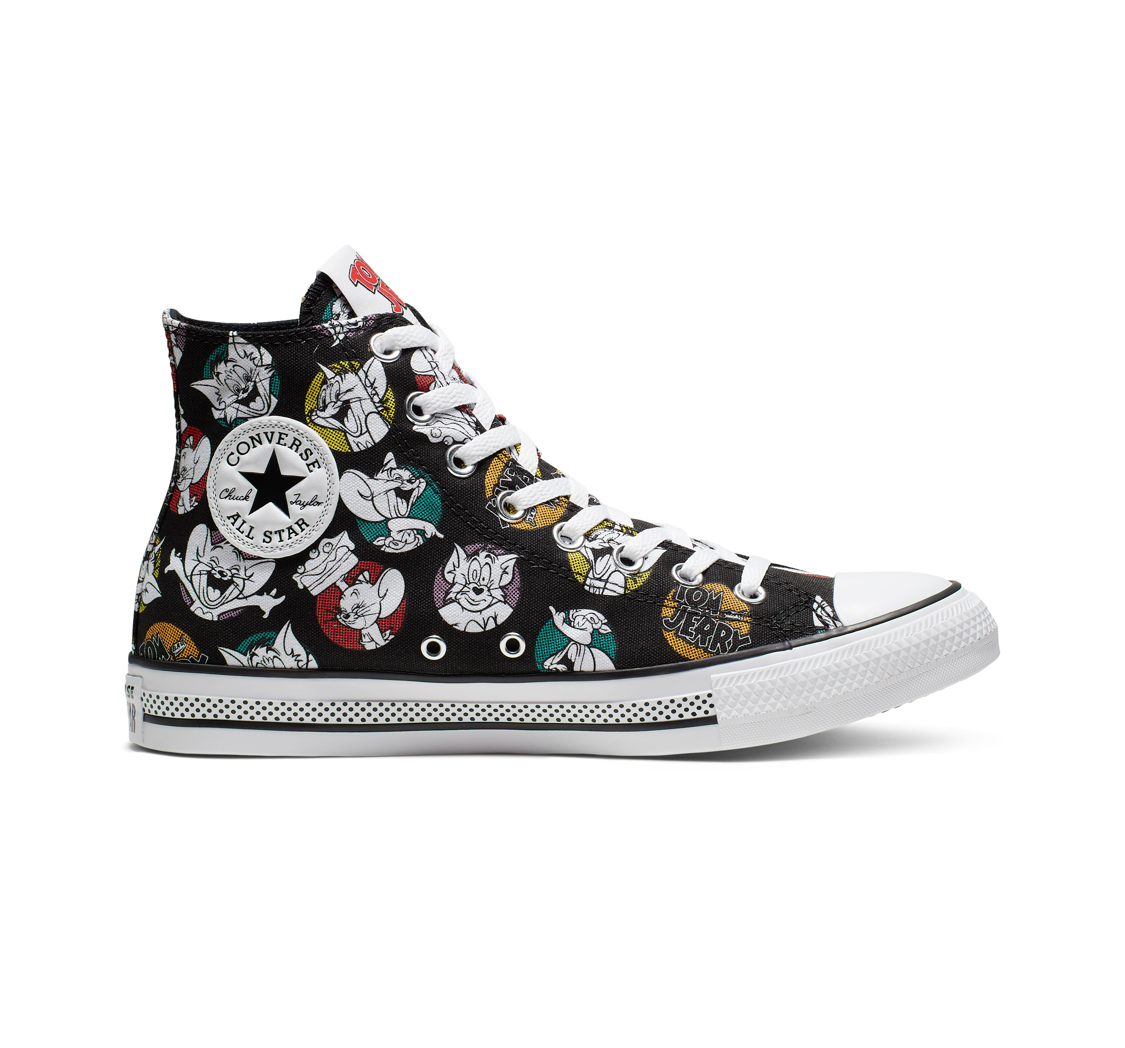 Converse Tom And Jerry Chuck Taylor All Star High Top in Black for Men |  Lyst