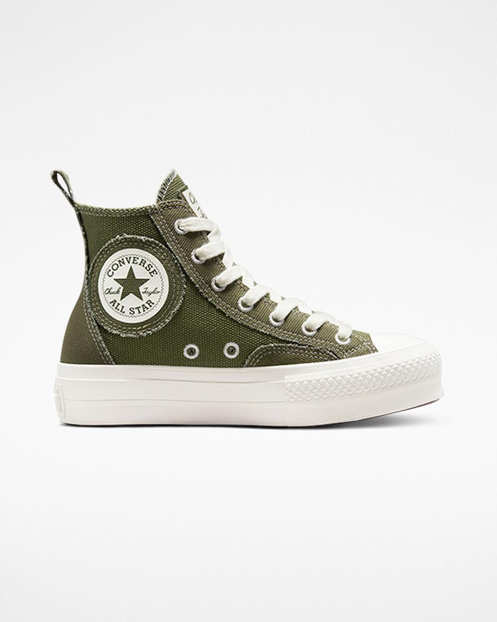 Converse platform green new arrivals