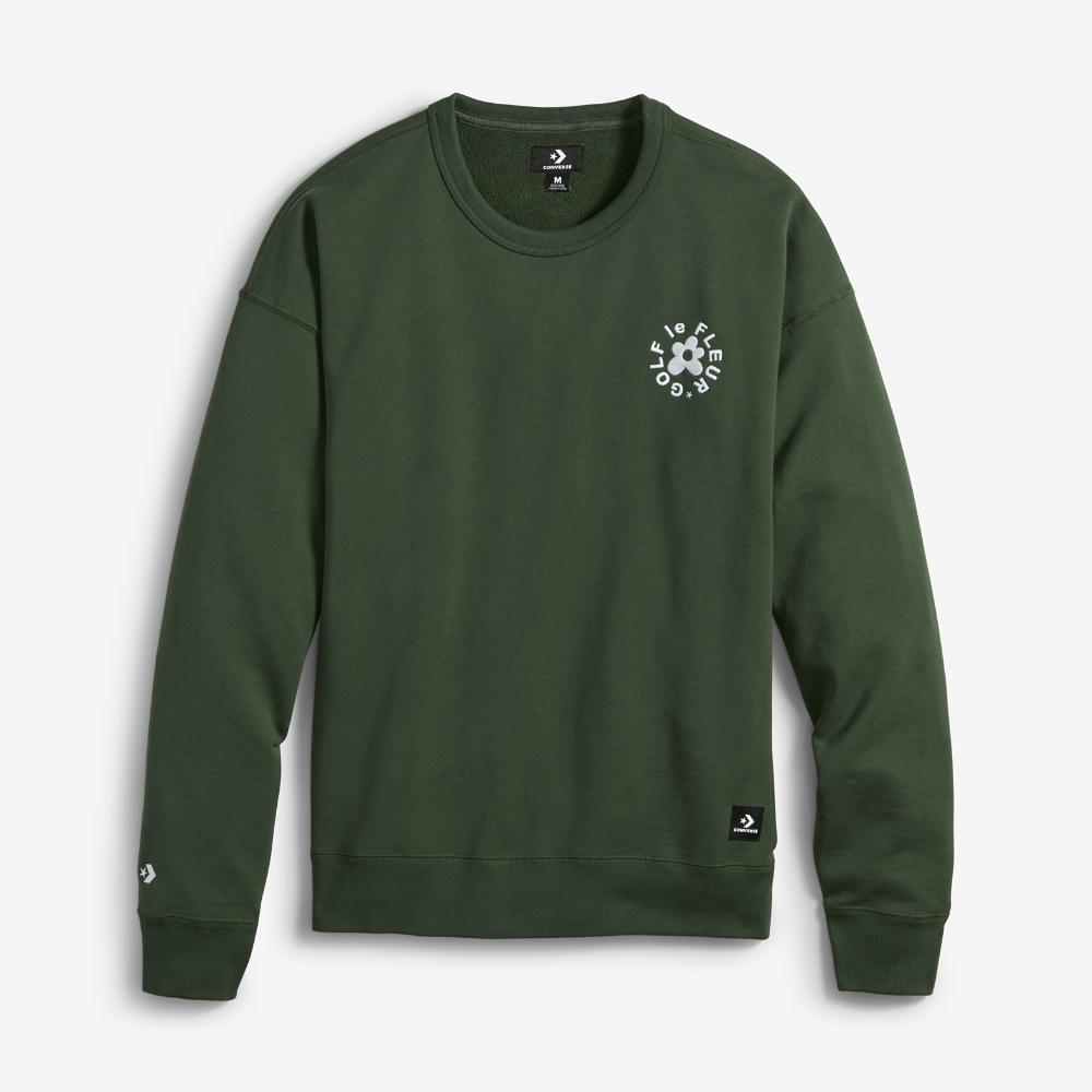 Converse Golf Le Fleur* Crew Men's Sweatshirt in Green for Men | Lyst