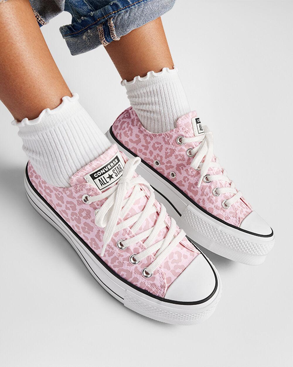 Outfit Chucks High Pink Converse Lift Hi Sneakers In Baby Pink ASOS