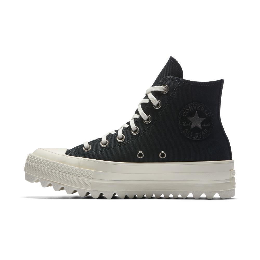converse lift ripple high top black