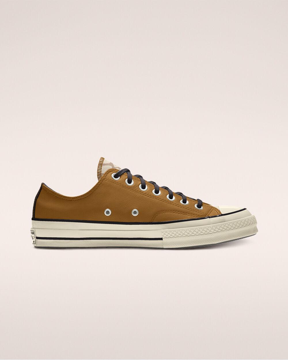 converse custom leather platform