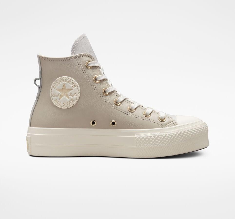 Natural Tones Chuck Taylor All Star Platform Egret Converse Chuck