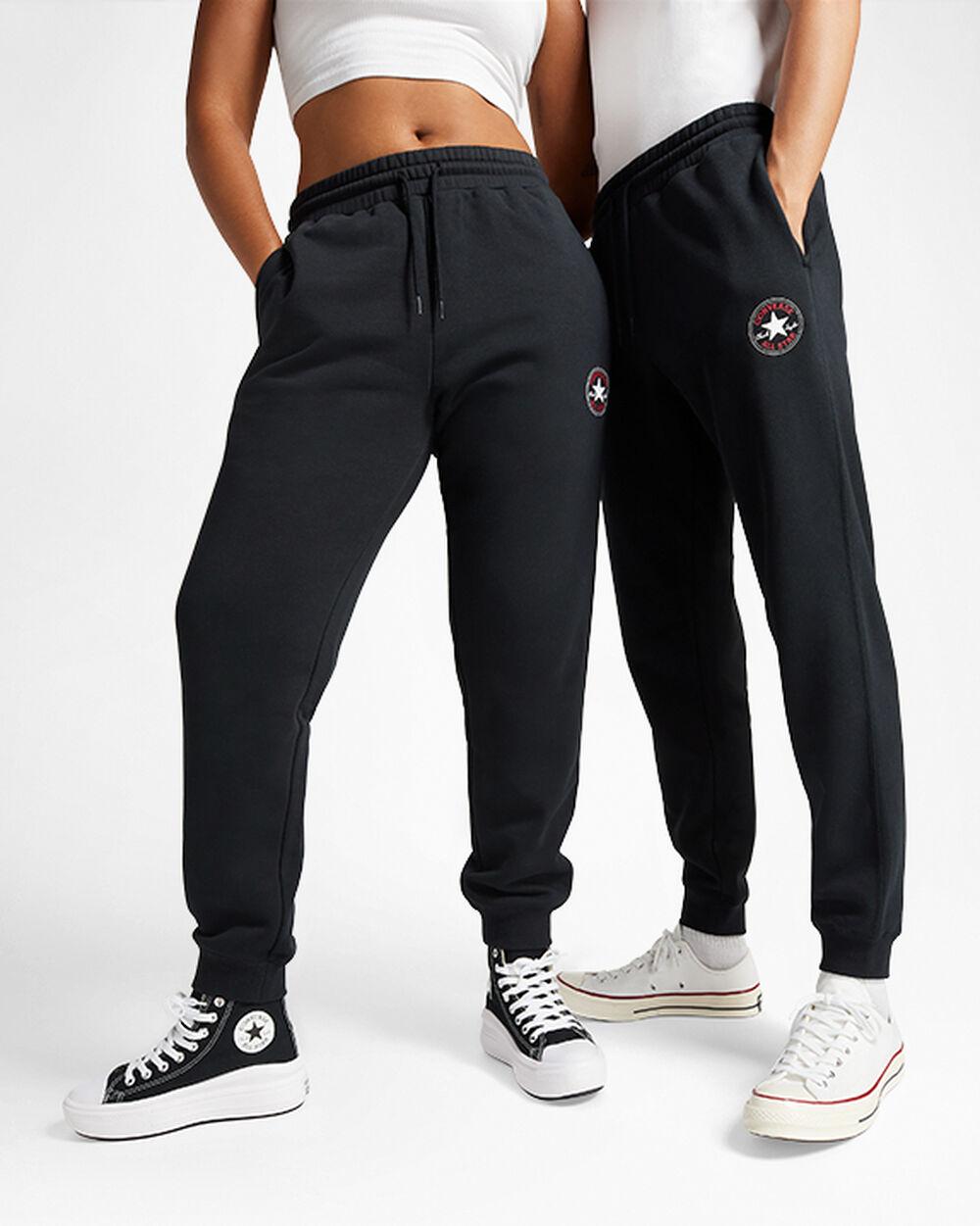 Converse Fleece Black Men | UK in Lyst Go-to for Patch Standard-fit All Star Sweatpants