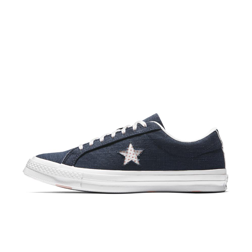 converse one star chambray dots low top 
