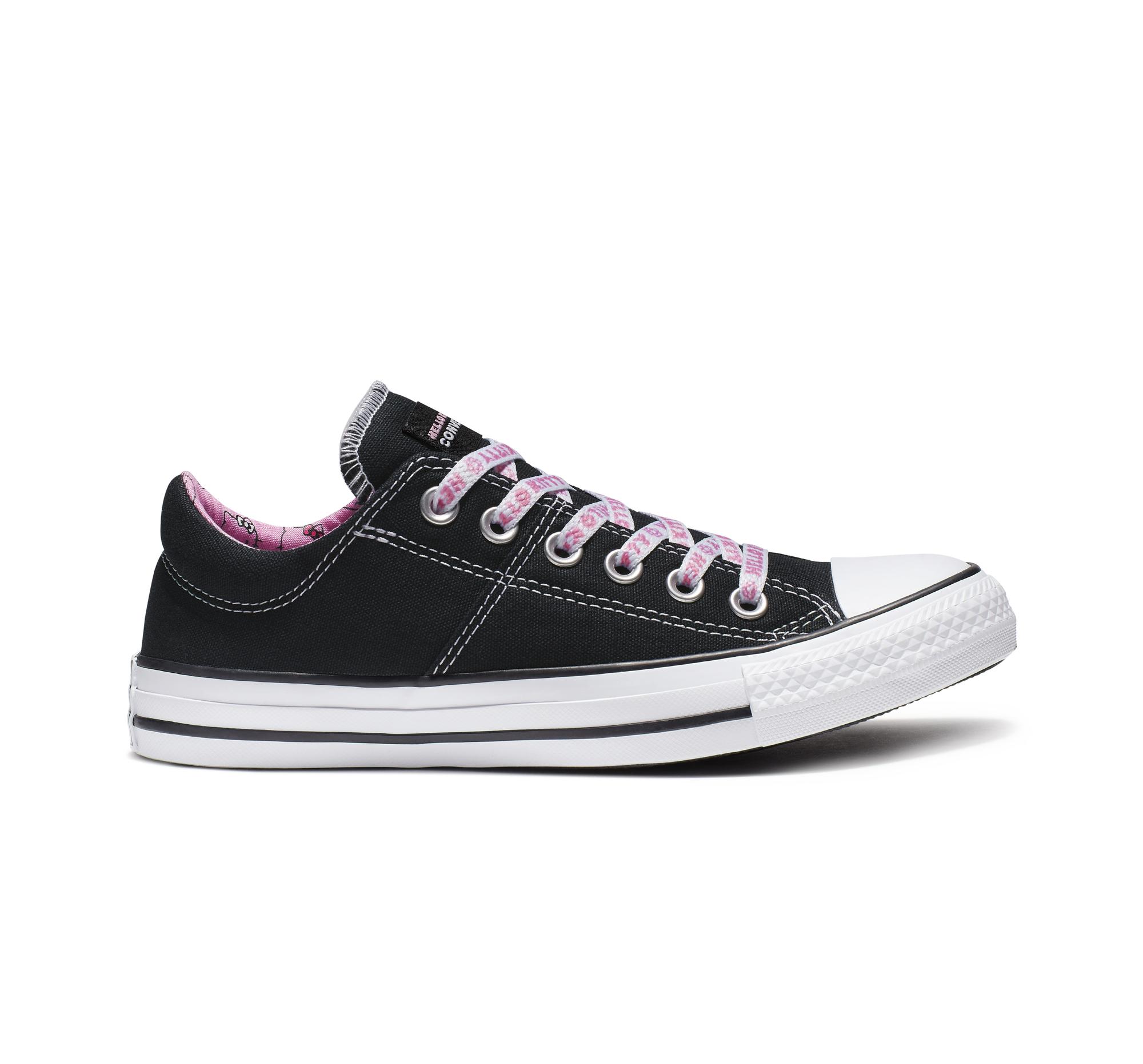 Converse X Hello Kitty Chuck Taylor All Star Madison Low Top in Black | Lyst