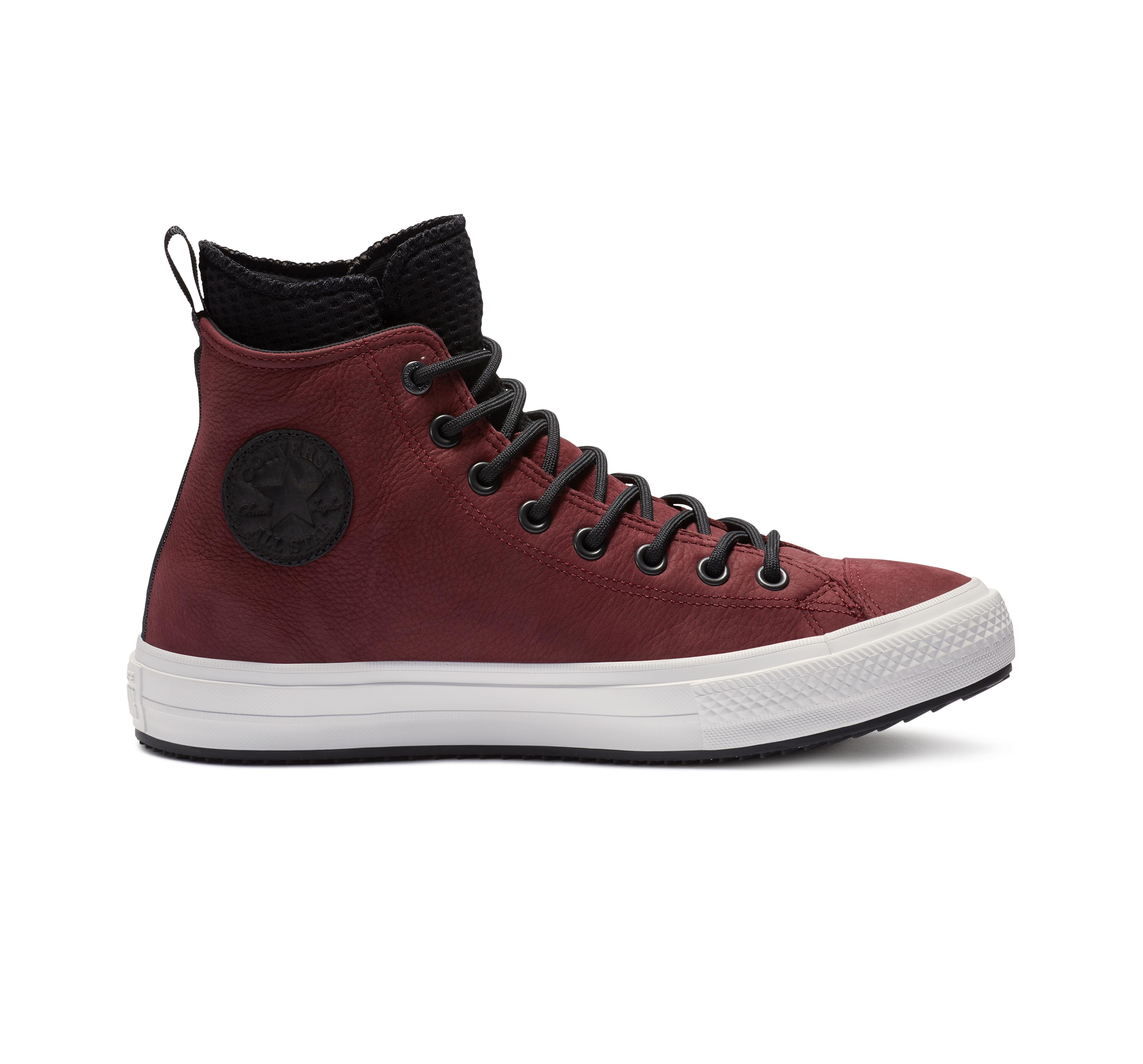 Converse Taylor All Star Waterproof Leather High Top in Red for Men