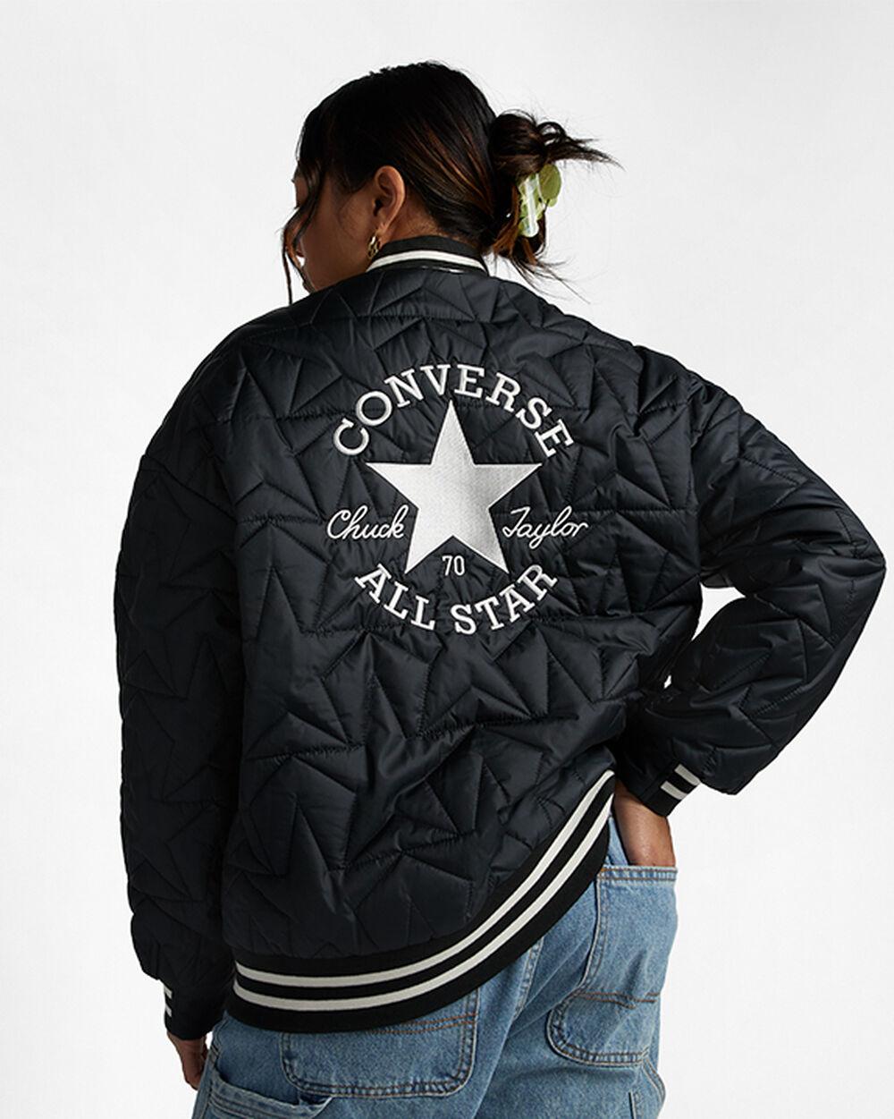 Converse quilted bomber jacket online