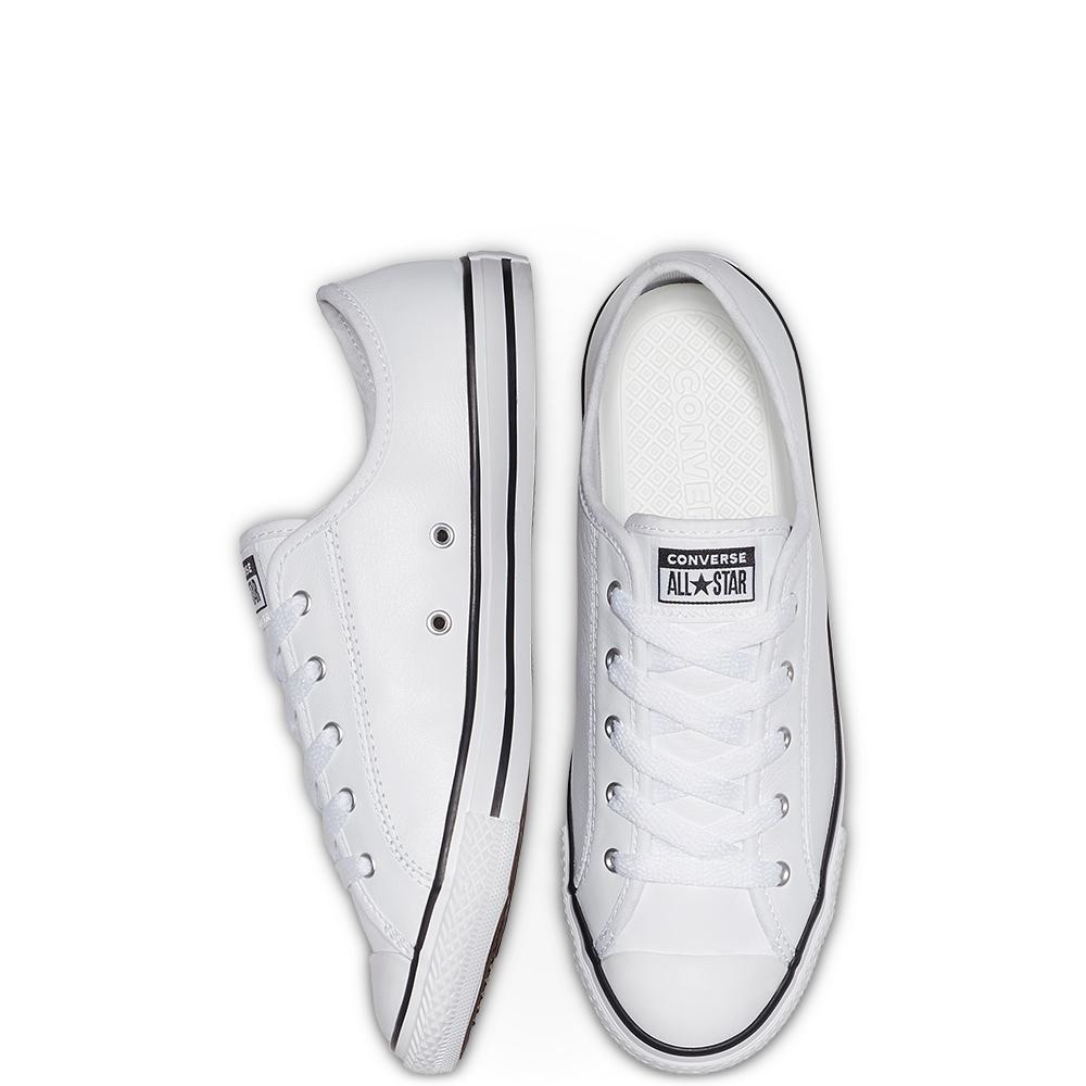 converse dainty white leather