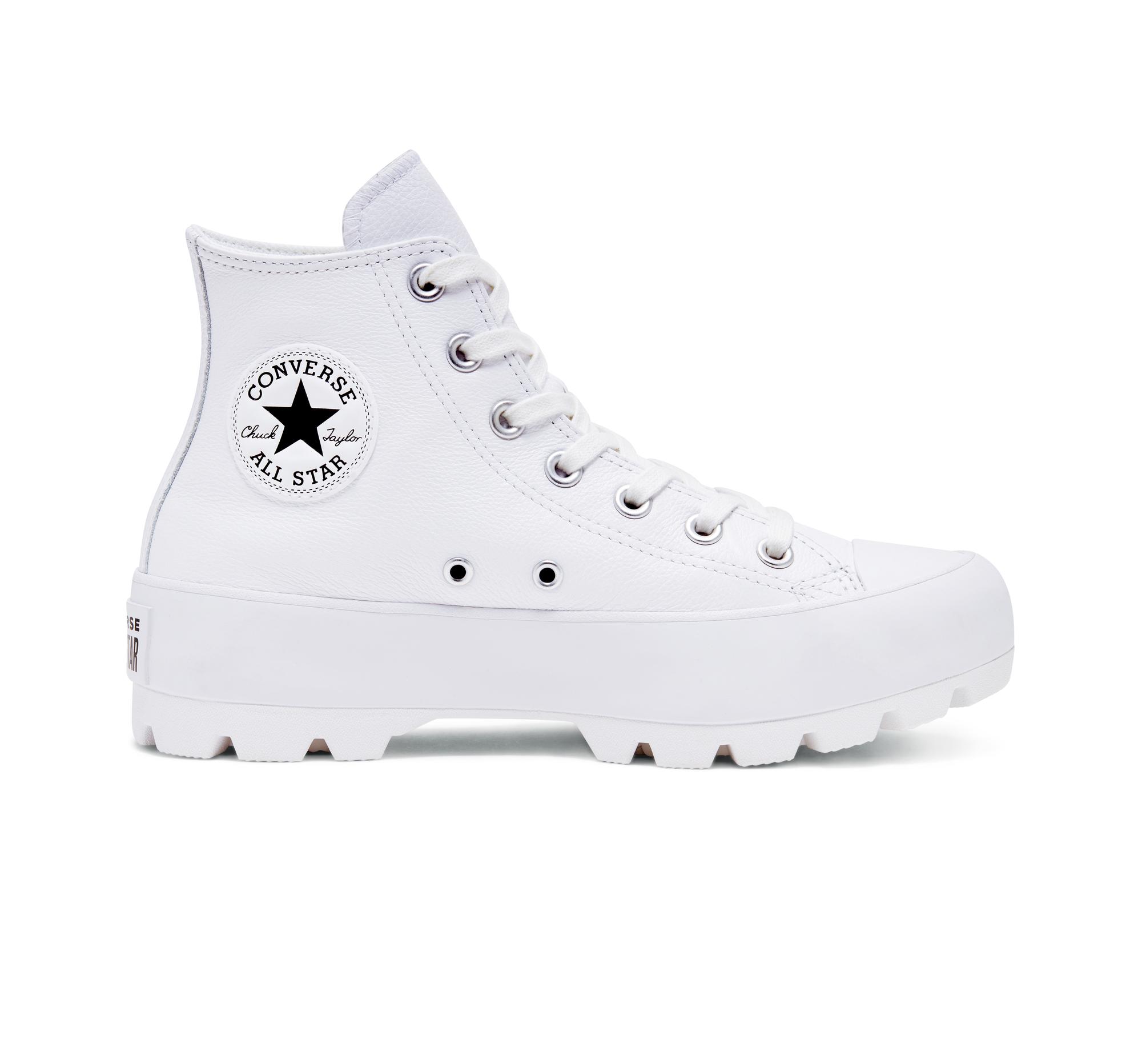 converse leather all star white