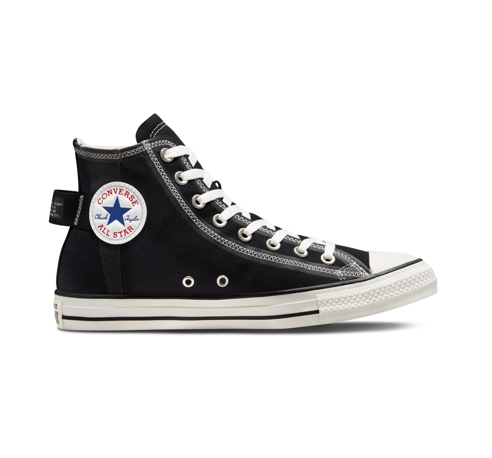 Converse Chuck Taylor All Star Logo Tag in Black | Lyst
