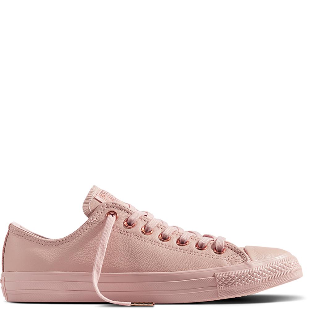 pink leather chucks