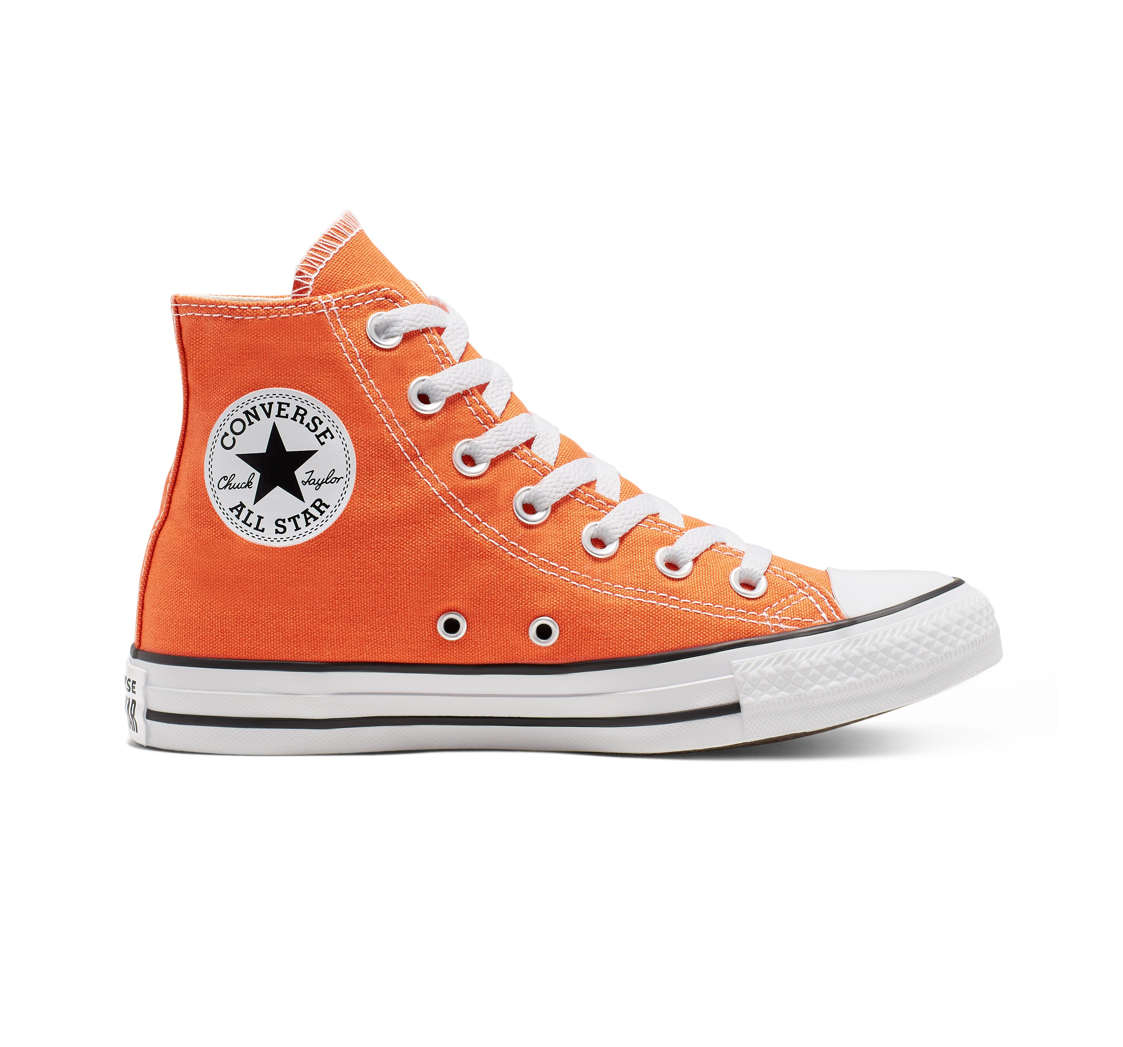Converse Chuck Taylor All Star Seasonal Color High Top in Orange - Lyst