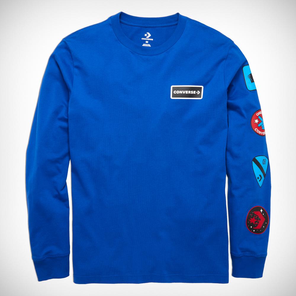converse garage patch long sleeve