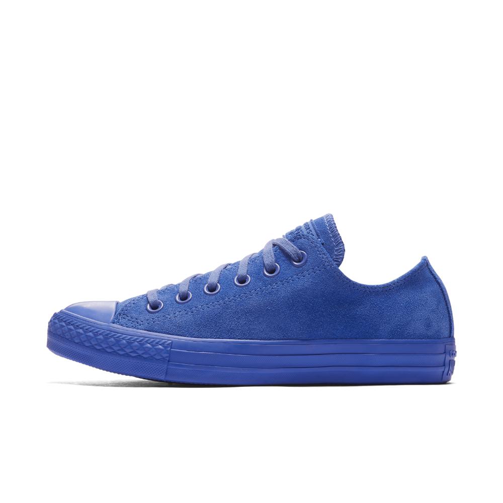 Converse Chuck Taylor All Star Mono Suede Low Top Shoe in Blue - Lyst