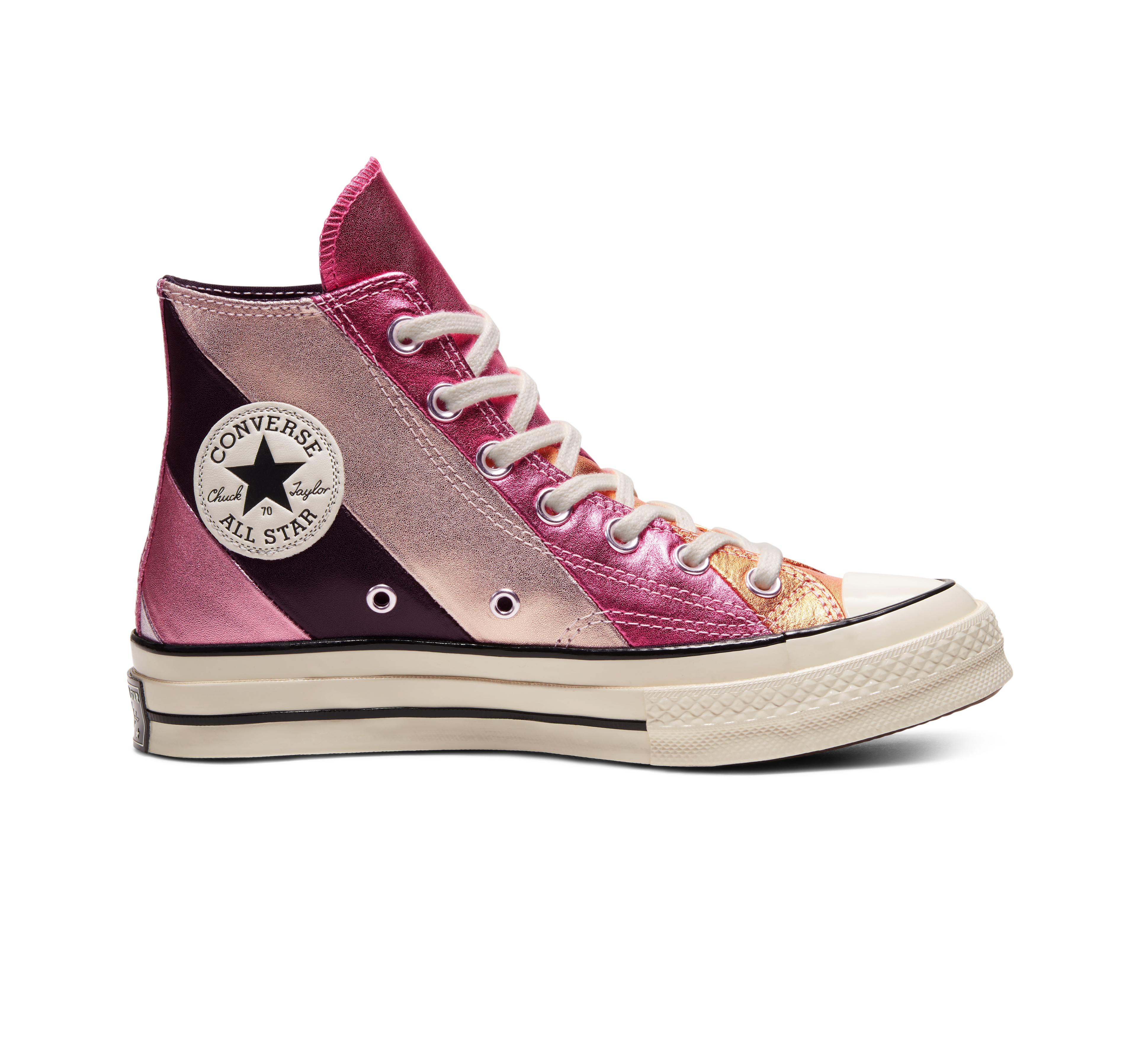 Converse Chuck 70 Metallic Rainbow High Top in Pink | Lyst