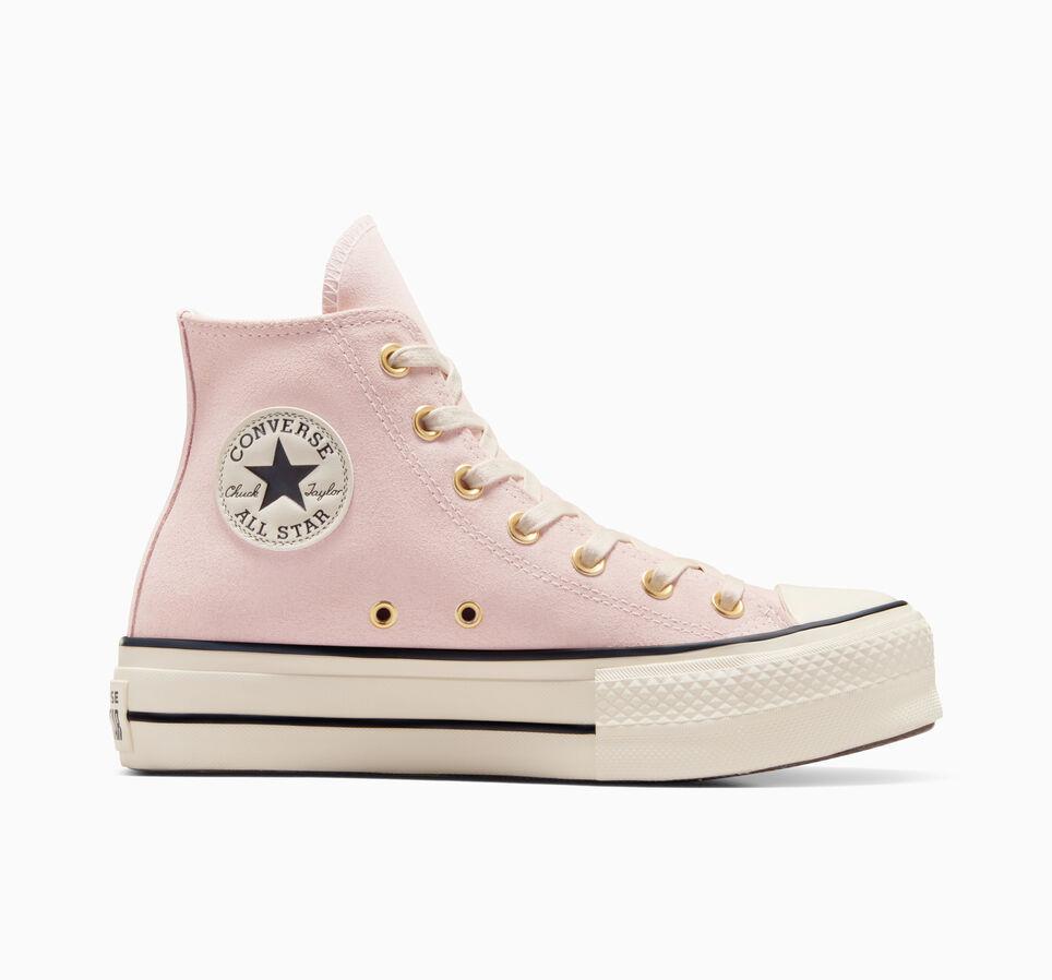 Converse Chuck Taylor All Star Lift Platform Suede in Pink Lyst UK