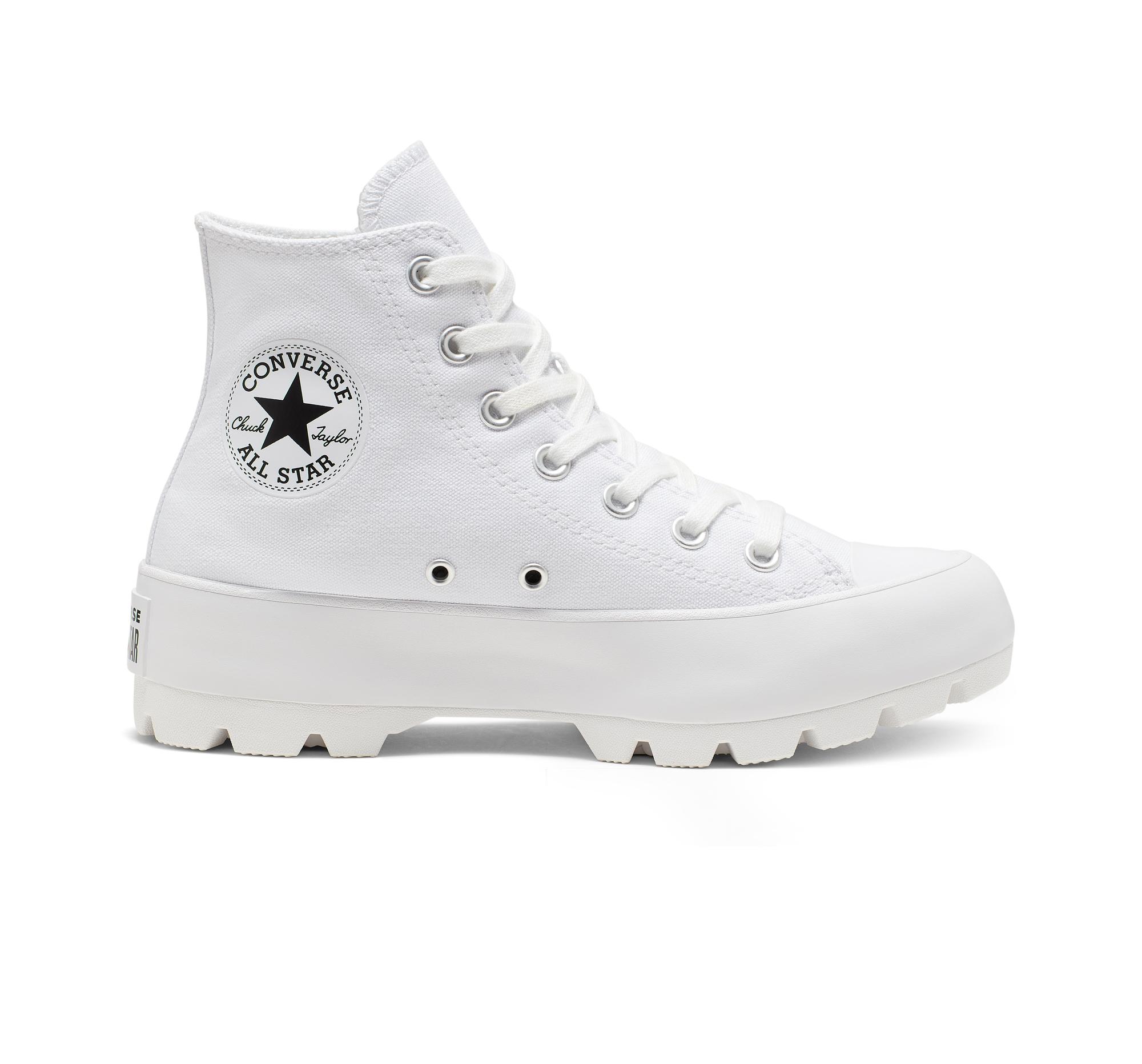 Converse Fleece Chuck Taylor All Star Lugged - Hi in White - Lyst