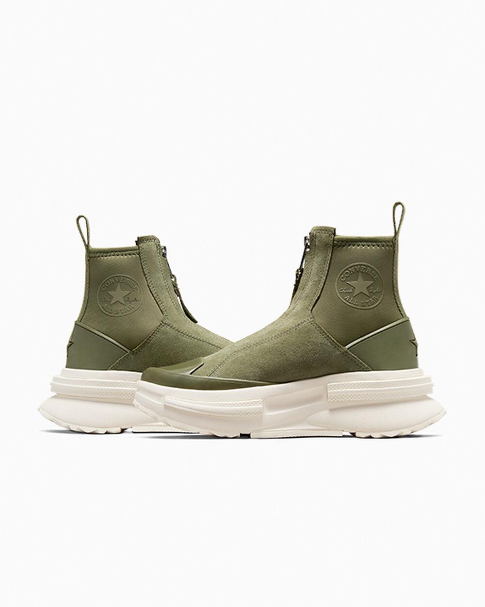 Olive Green Converse Platform Khaki Converse Run Star Legacy