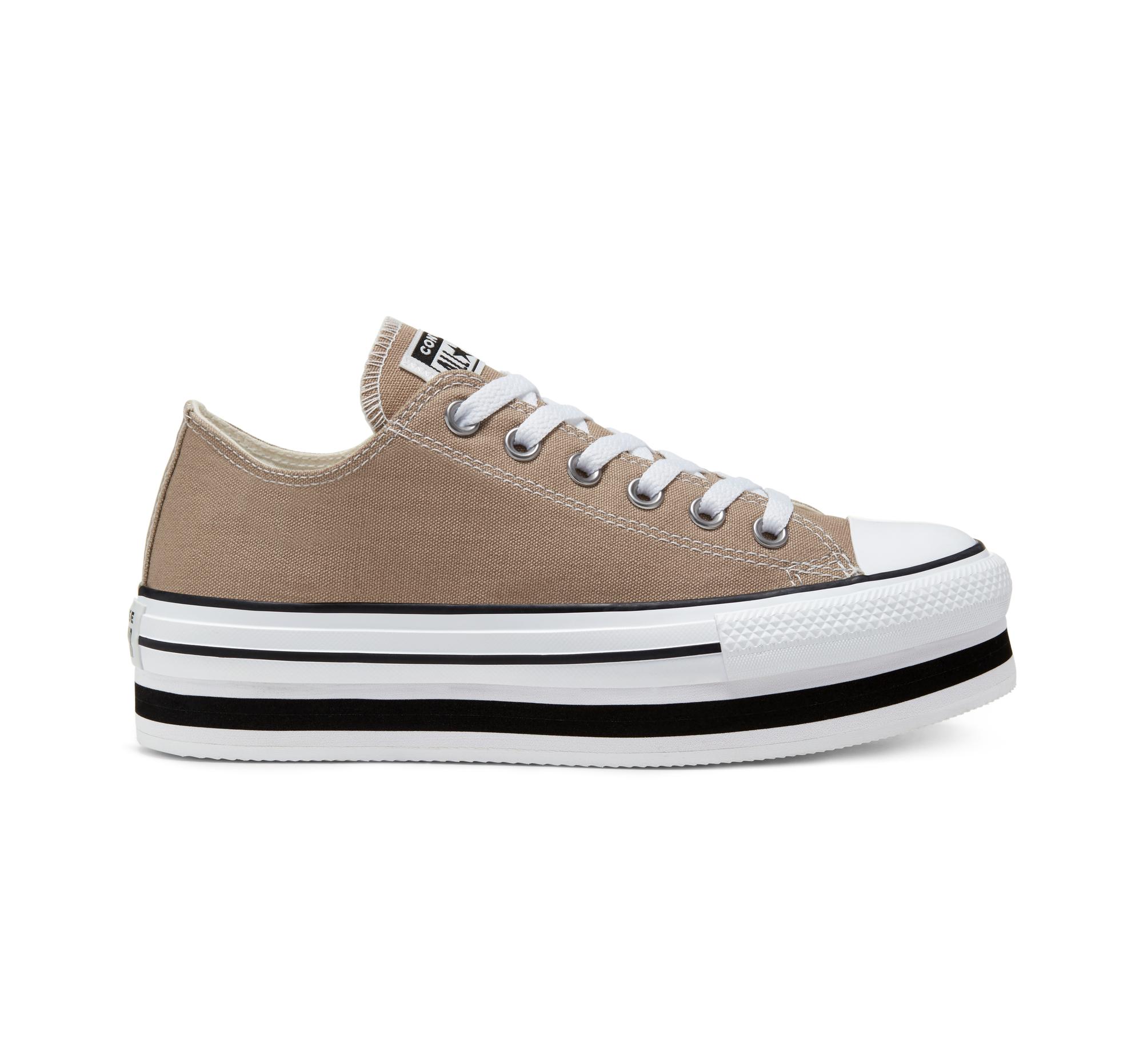 Converse Everyday Platform Chuck Taylor All Star in Brown | Lyst