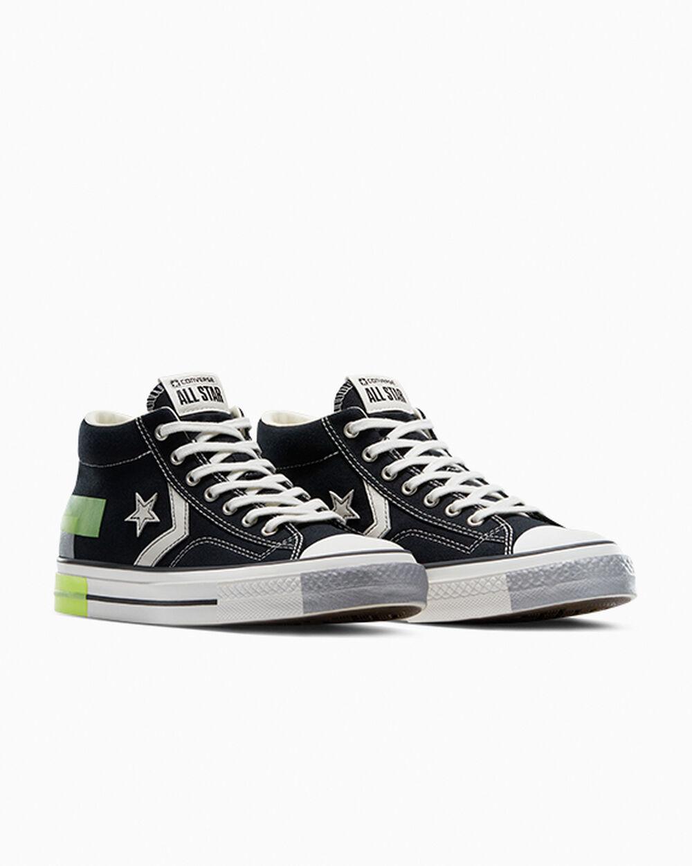 Converse star player 75 hi black hotsell