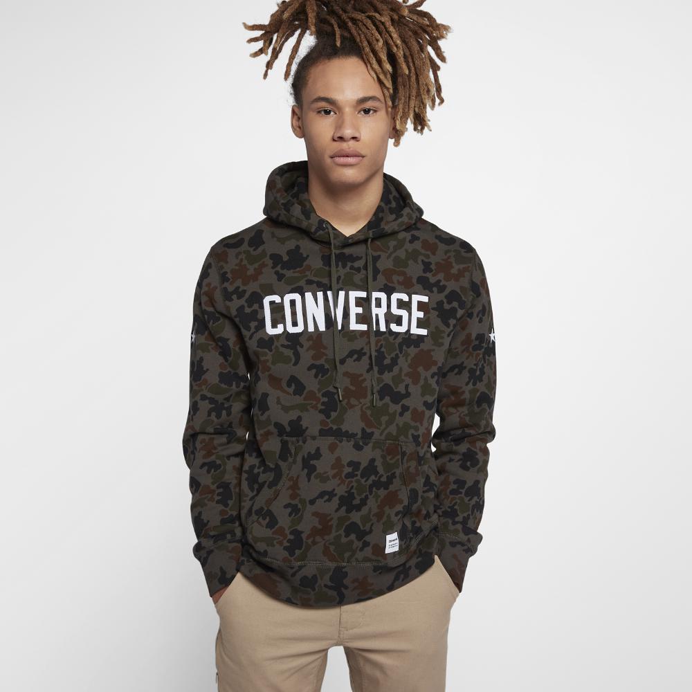 Converse Cotton Essentials Camo Graphic Pullover Men's Hoodie for Men | Lyst