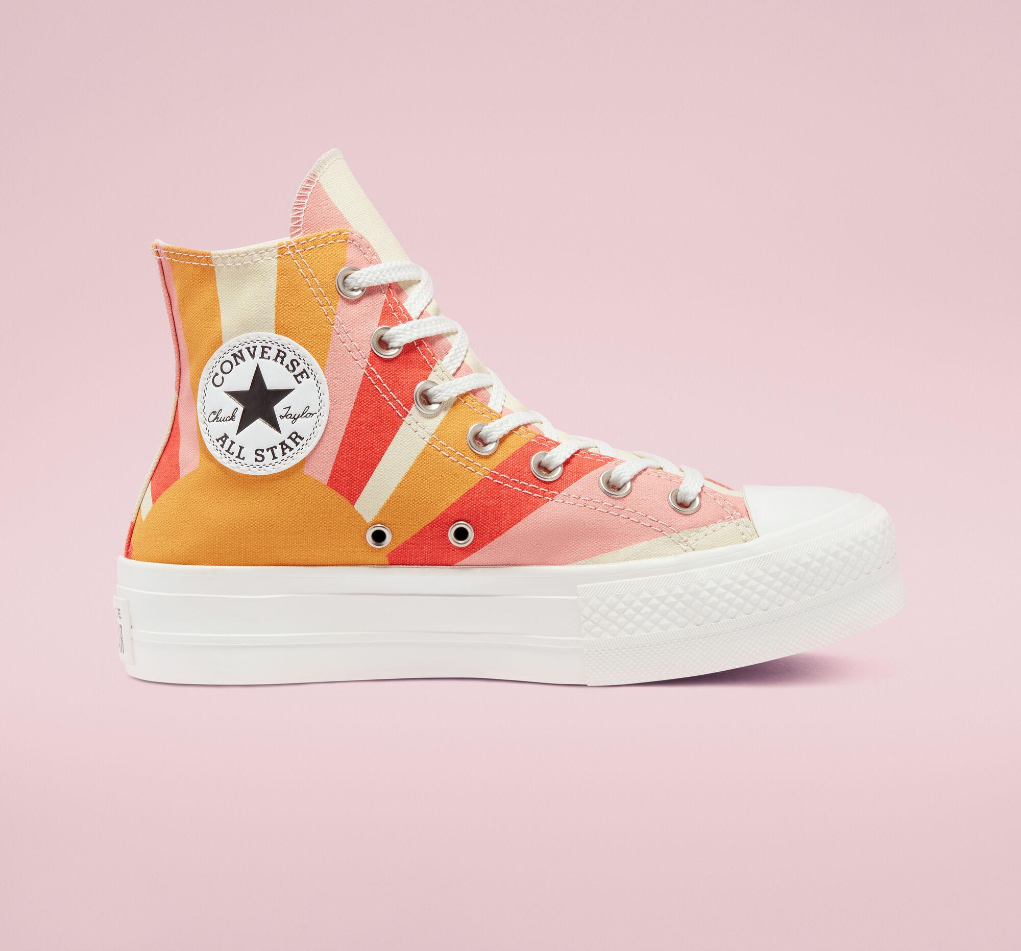 Chuck Taylor All Star Summer Spirit Platform montante Converse Lyst