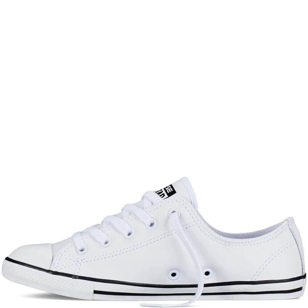converse dainty leather trainers