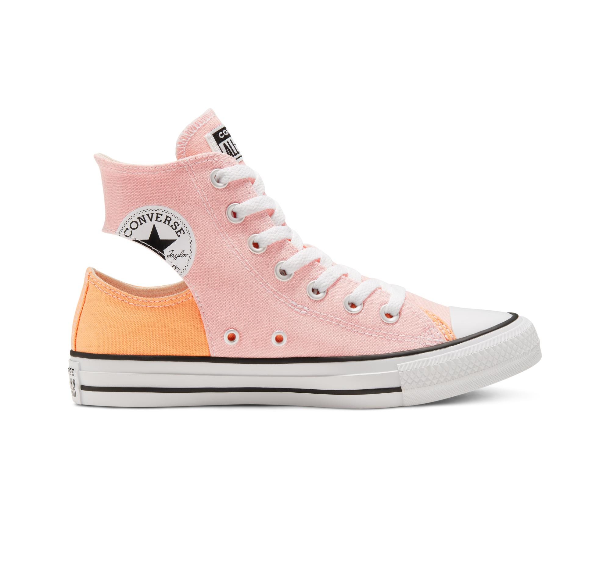 Converse Twisted Upper Chuck Taylor All Star in Pink | Lyst