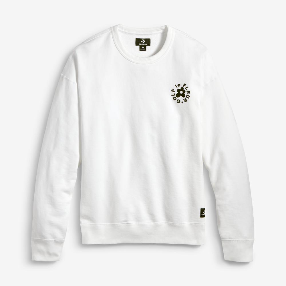Golf Le Fleur* Crew Sweatshirt in White for Men | Lyst