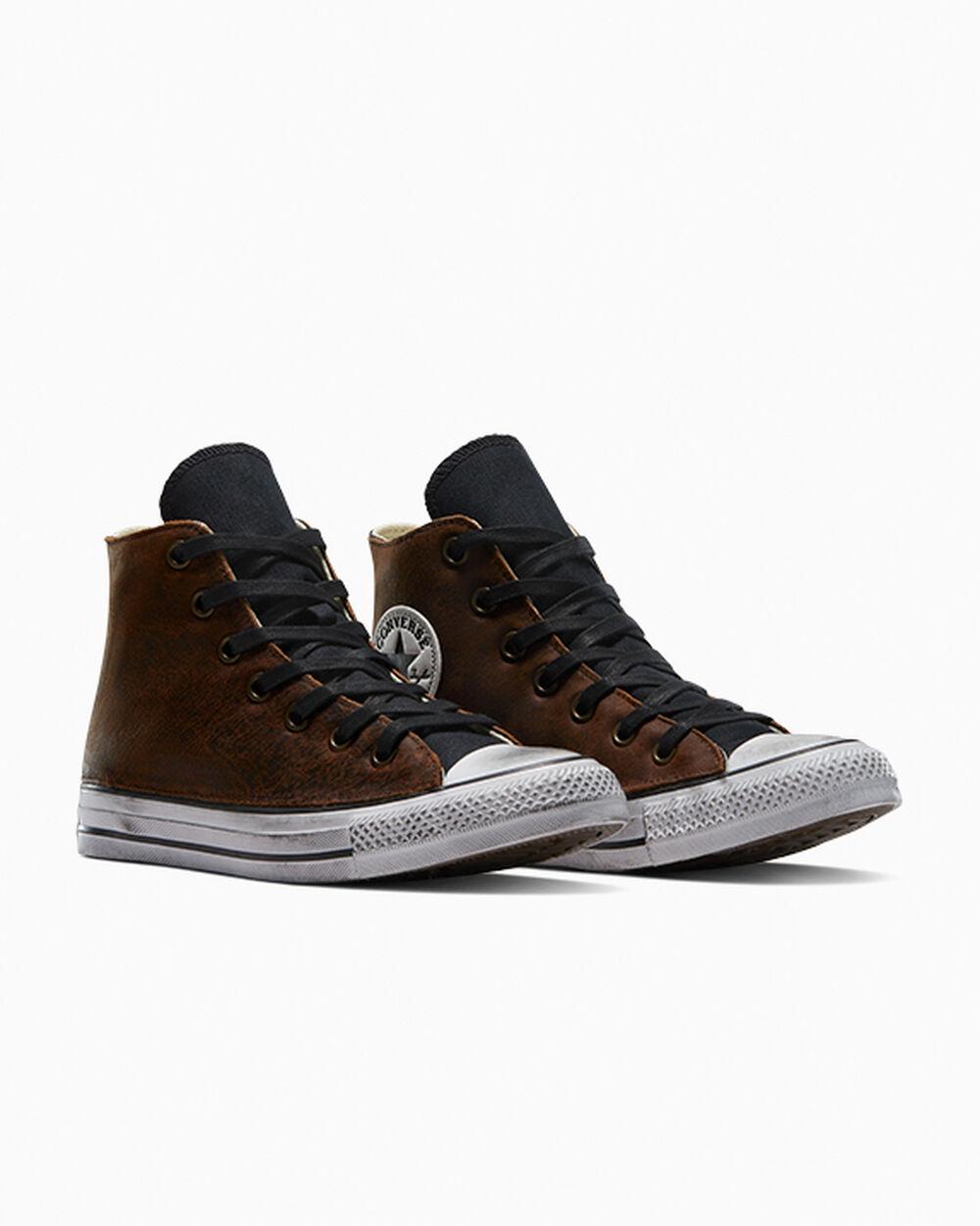 Brown suede converse outlet all star