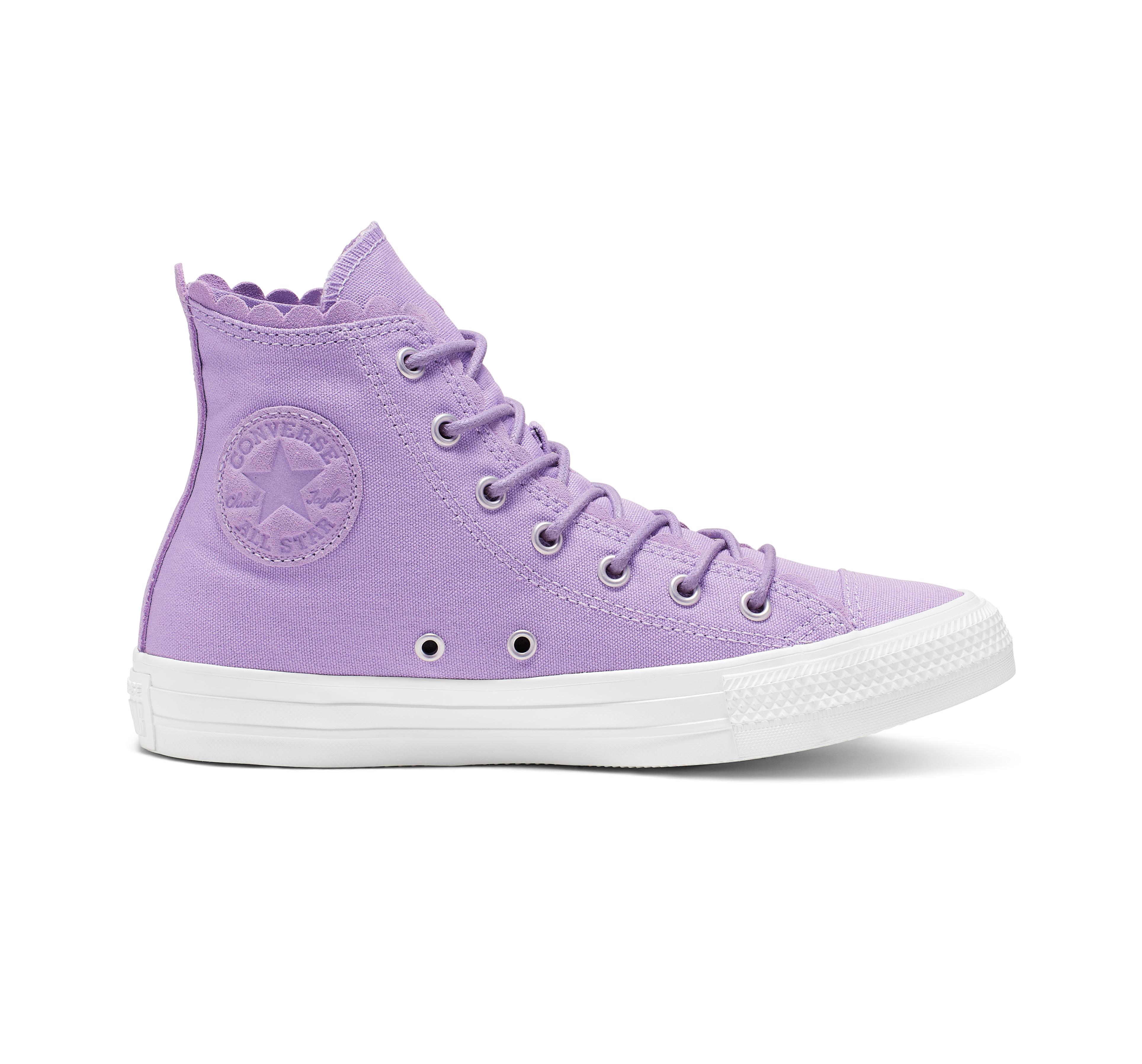 chuck taylor frilly thrills canvas high top