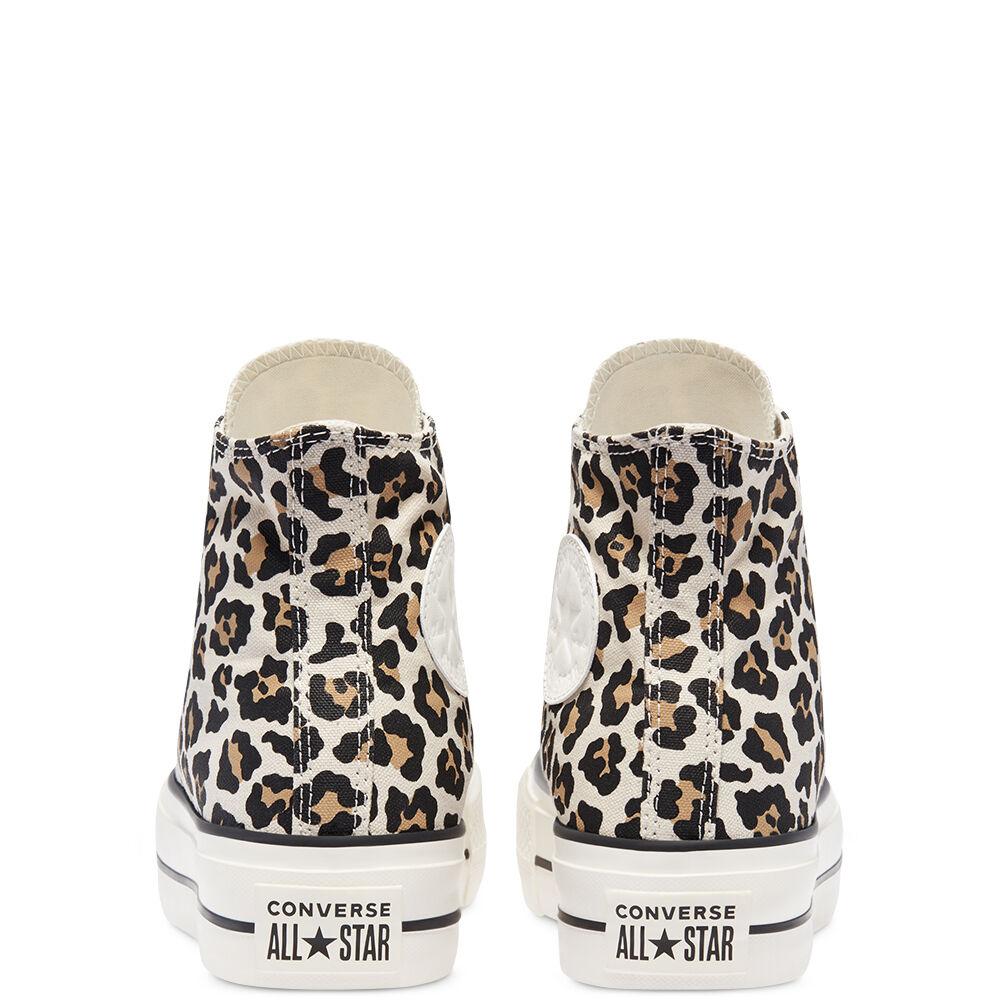 Chuck Taylor All Star Archive Print Platform montante Converse en coloris  Noir - Lyst