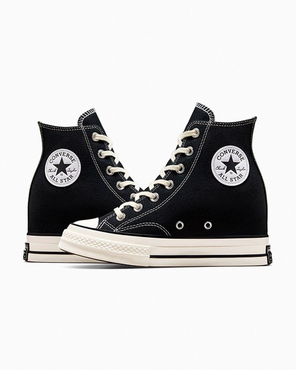 Converse Chuck 70 Wedge Platform in Black Lyst UK