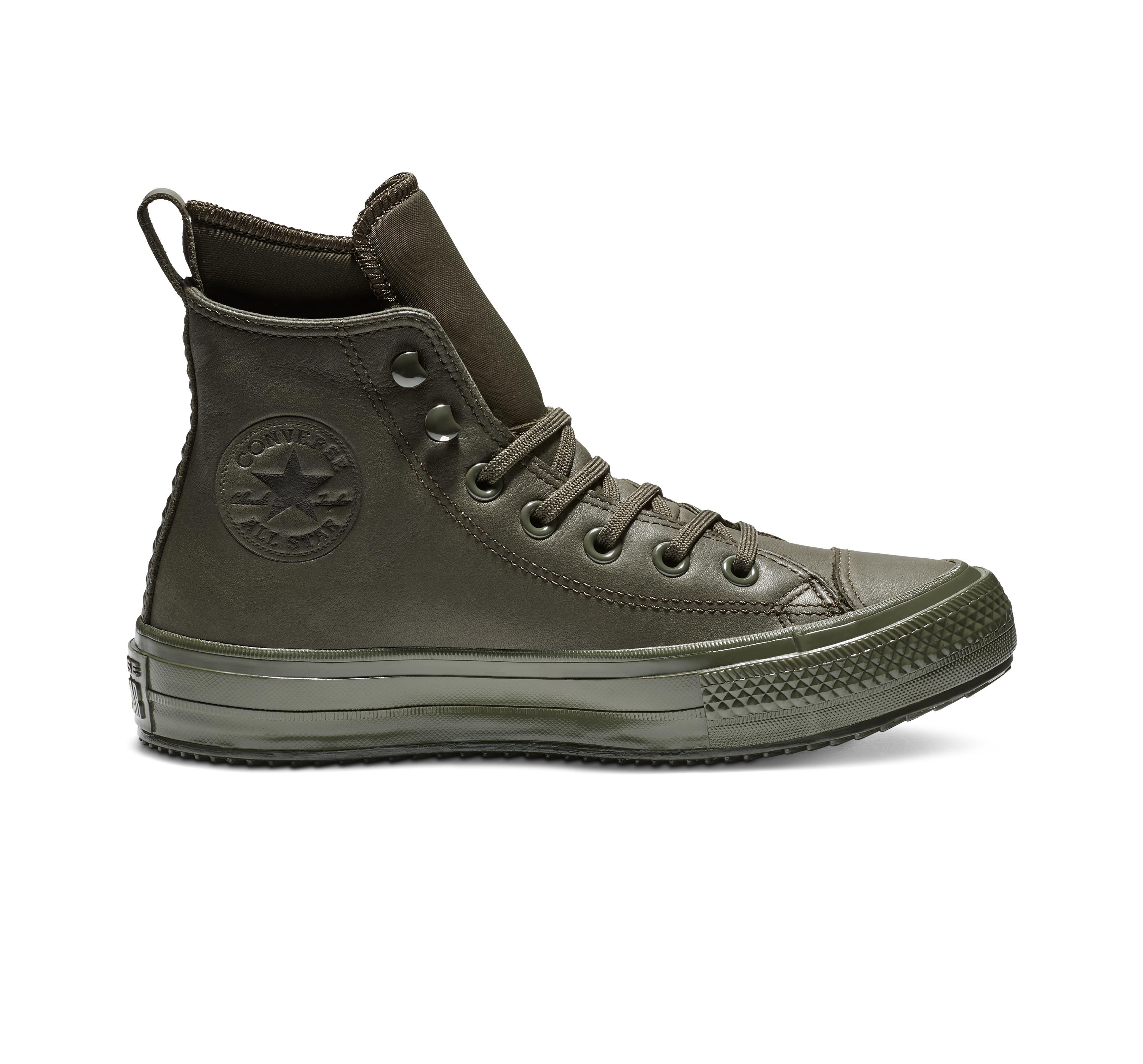 Converse Chuck Taylor All Star Waterproof High Top in Green for Men | Lyst